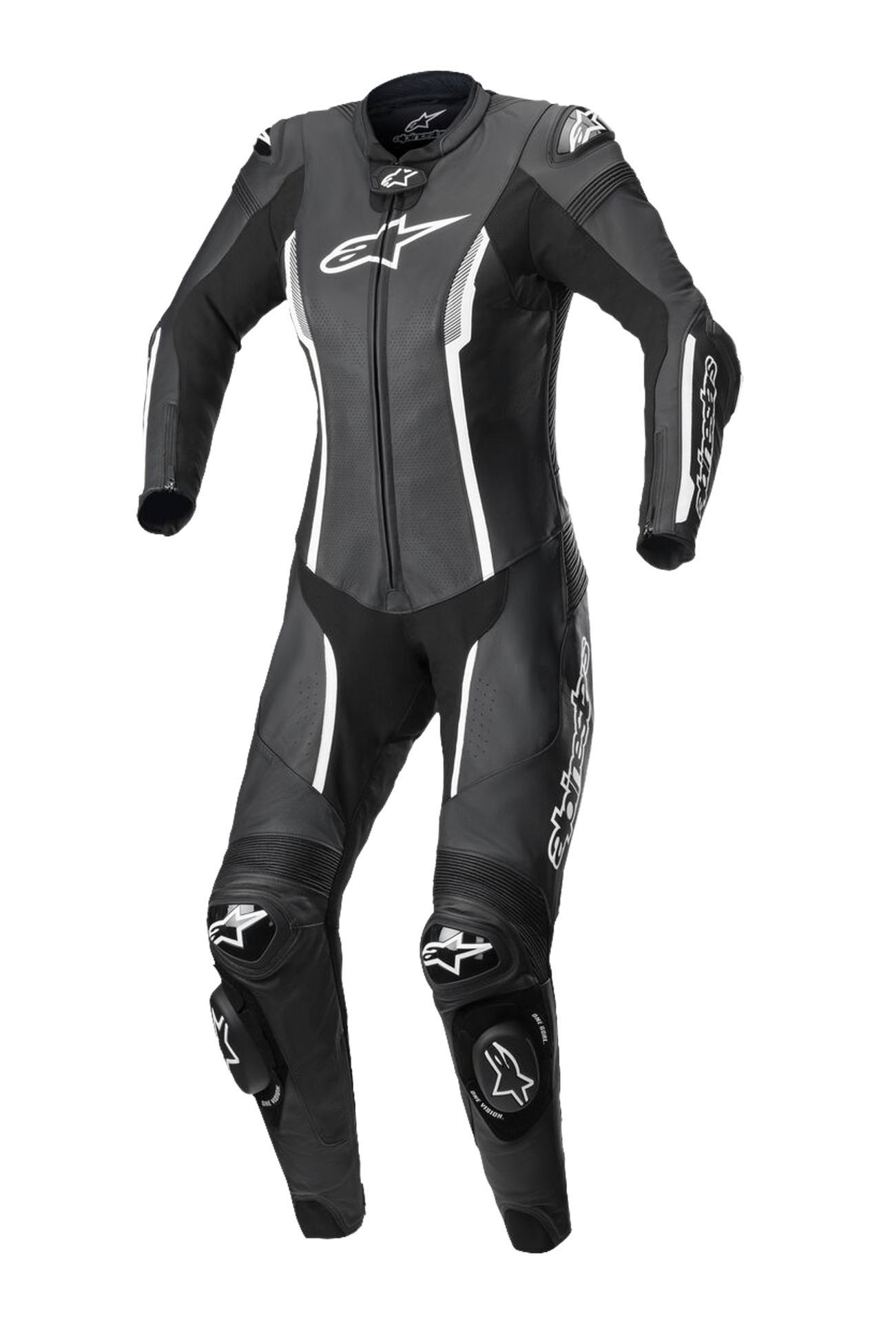 Kombinezon Skórzany Jednoczęściowy Alpinestars Stella Missile V2 Damski Czarny/Złamany Biały50