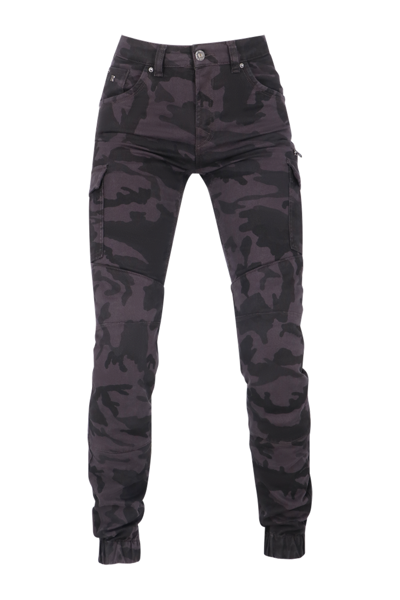 Jeansy Motocyklowe Richa Apache Damskie Czarny Moro38