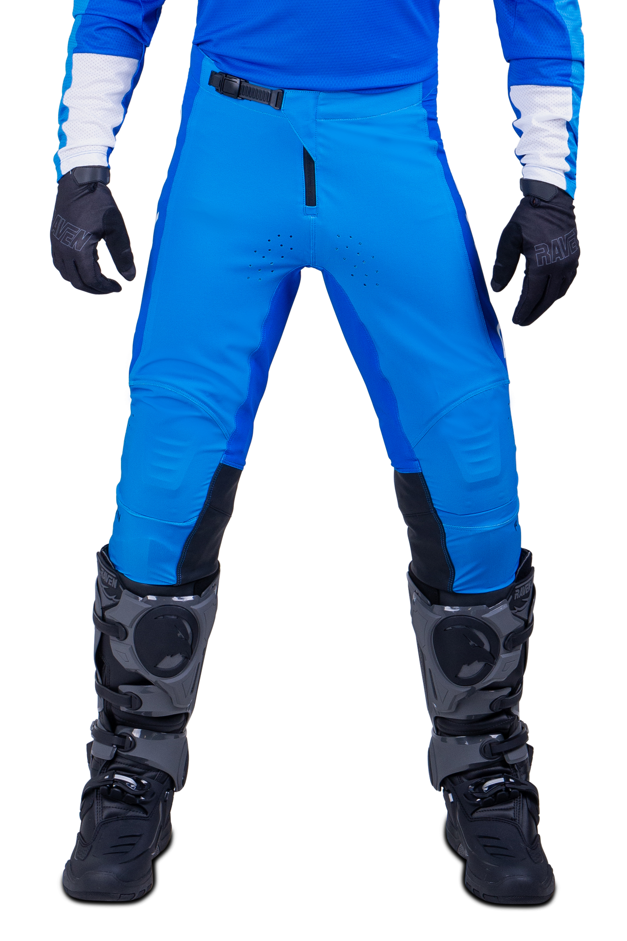 Spodnie Cross Raven RV-Zero Niebieski/Ciemnoniebieski/Złamany Biały36