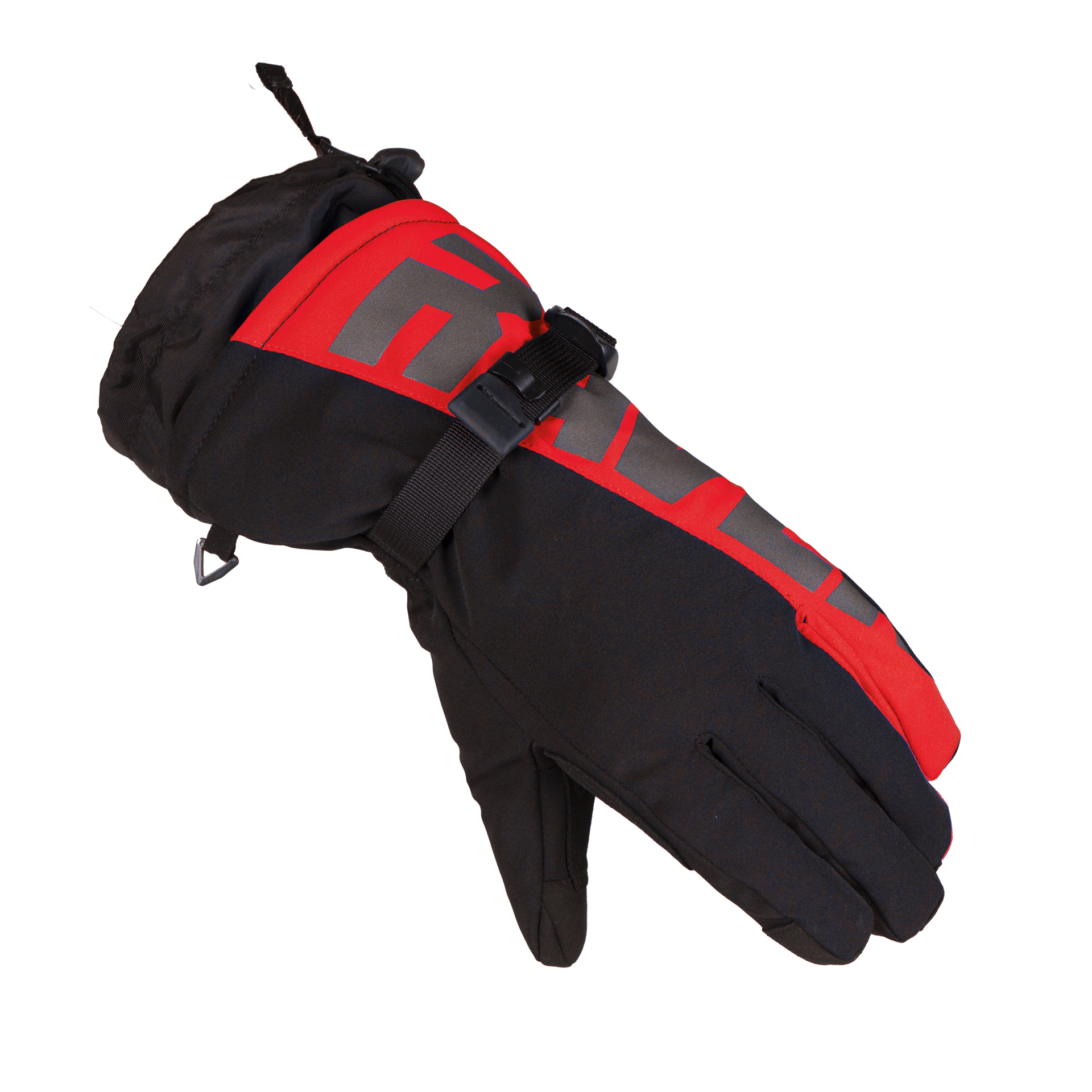 Rękawice przeciwśnieżne Raven Shredder Czarny/CzerwonyXS