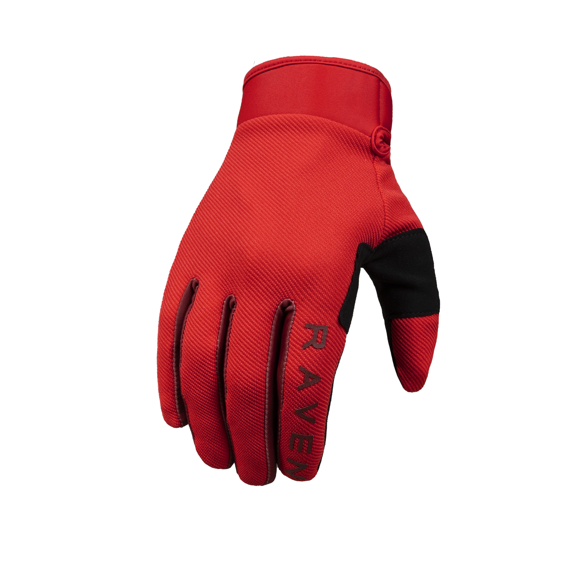 Rękawice Cross Raven RV-Two Czerwone winoXXL