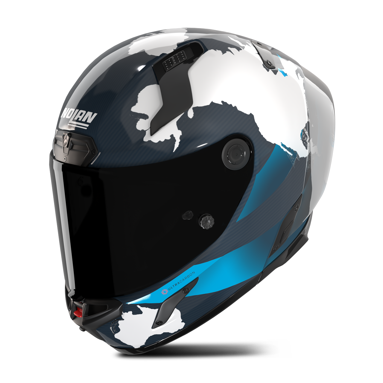 Kask Integralny Nolan X-804 RS UC Checa 30th Anniversary Special Niebieski płynny/Biały/Jasnoniebieski/Niebieski Głęboki BłyszczącyS