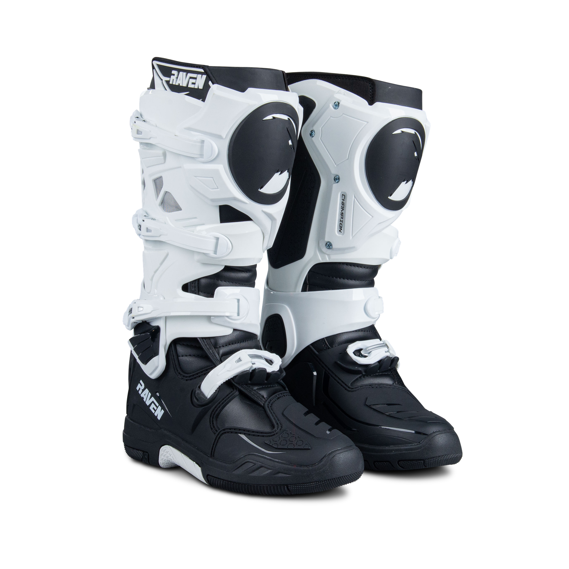 Buty Cross Raven Champion Czarny/Złamany Biały45