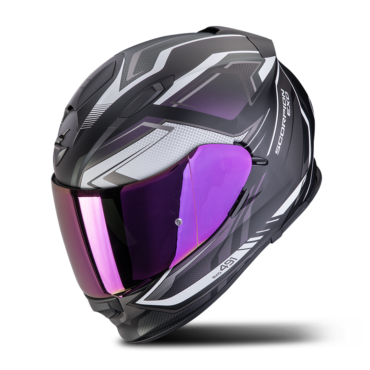 Kask Integralny Scorpion EXO-491 Zumo Matowy Czarny/KameleonXL