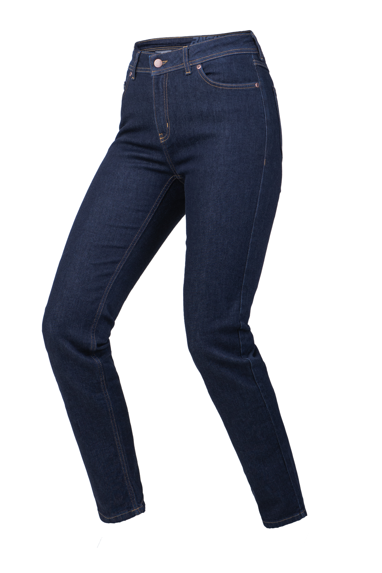 Jeansy Motocyklowe Raven Valandova Damskie CiemnoniebieskiW28 x D30