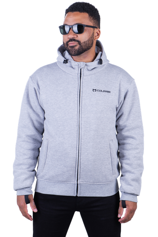 Bluza z Kapturem Course Aramid Szary melanżM