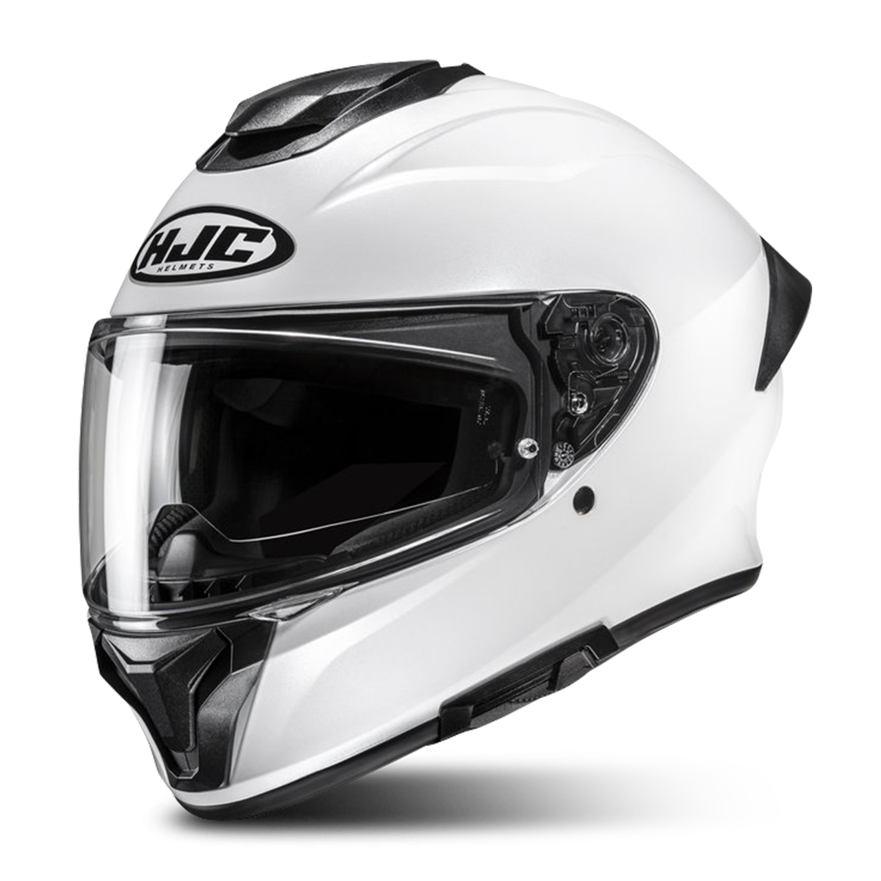 Kask Integralny HJC C71 Solid Perłowy Złamany BiałyM