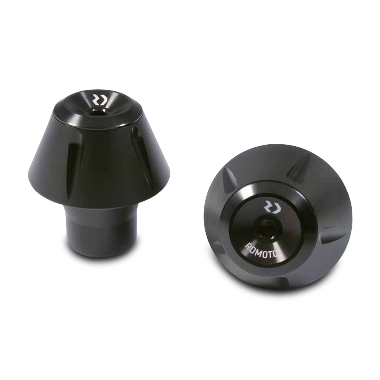 Crashpady RDMOTO PHV2 Czarne z Czarną Nakrętką