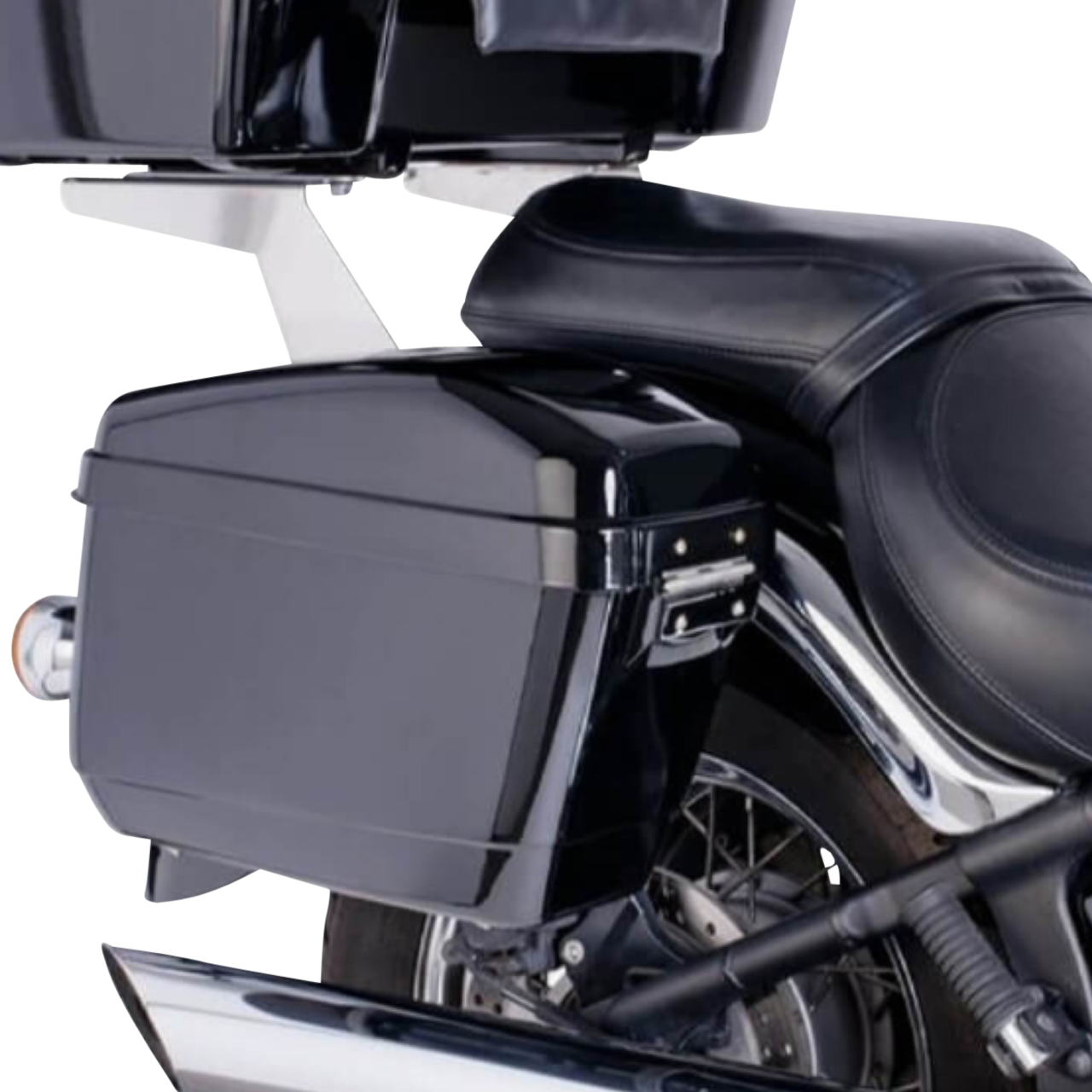 Kufry Boczne CustomAcces Easy z Mocowaniami Czarne 311x432x190 mm