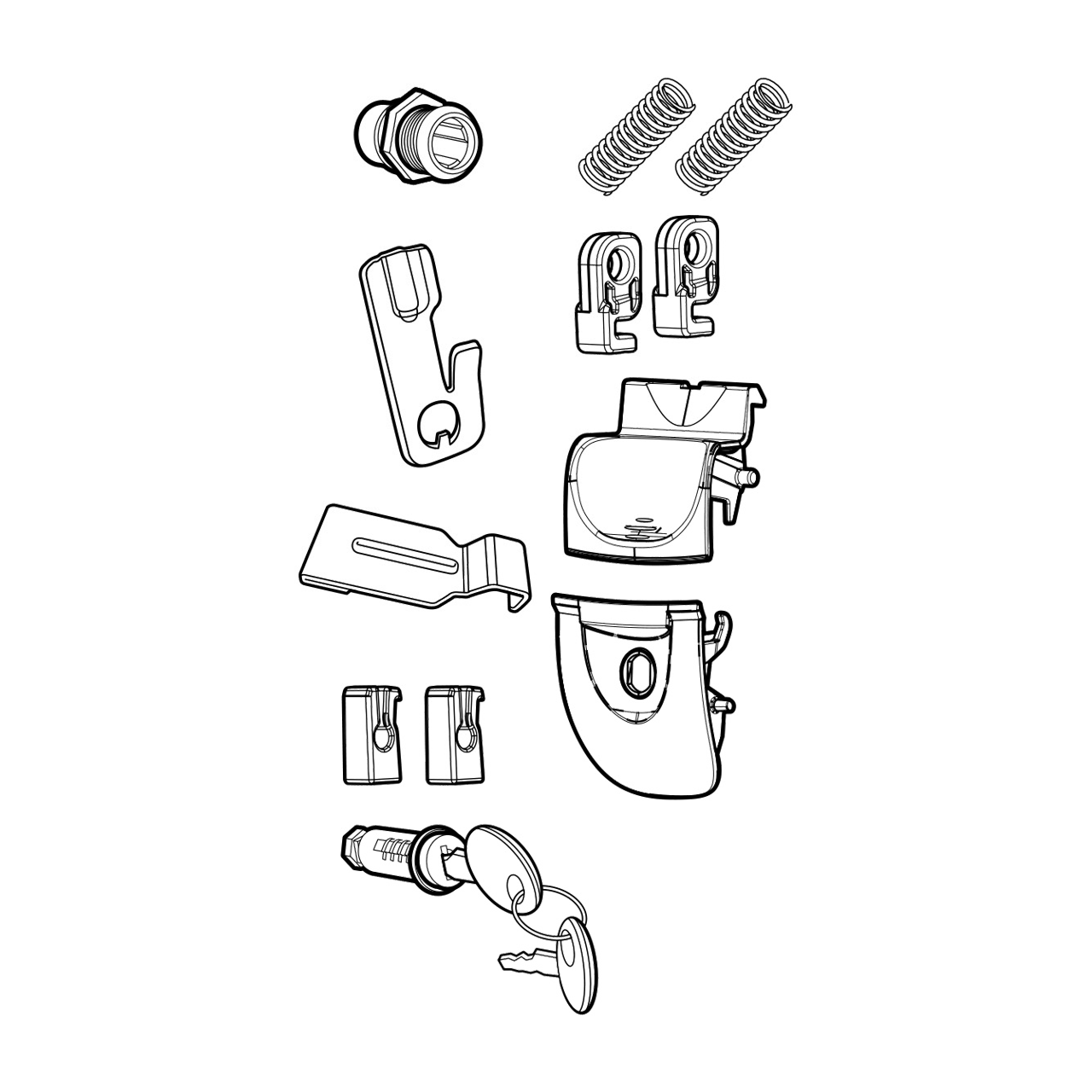 System Zamknięcia Kufra Shad SH33 - SH34