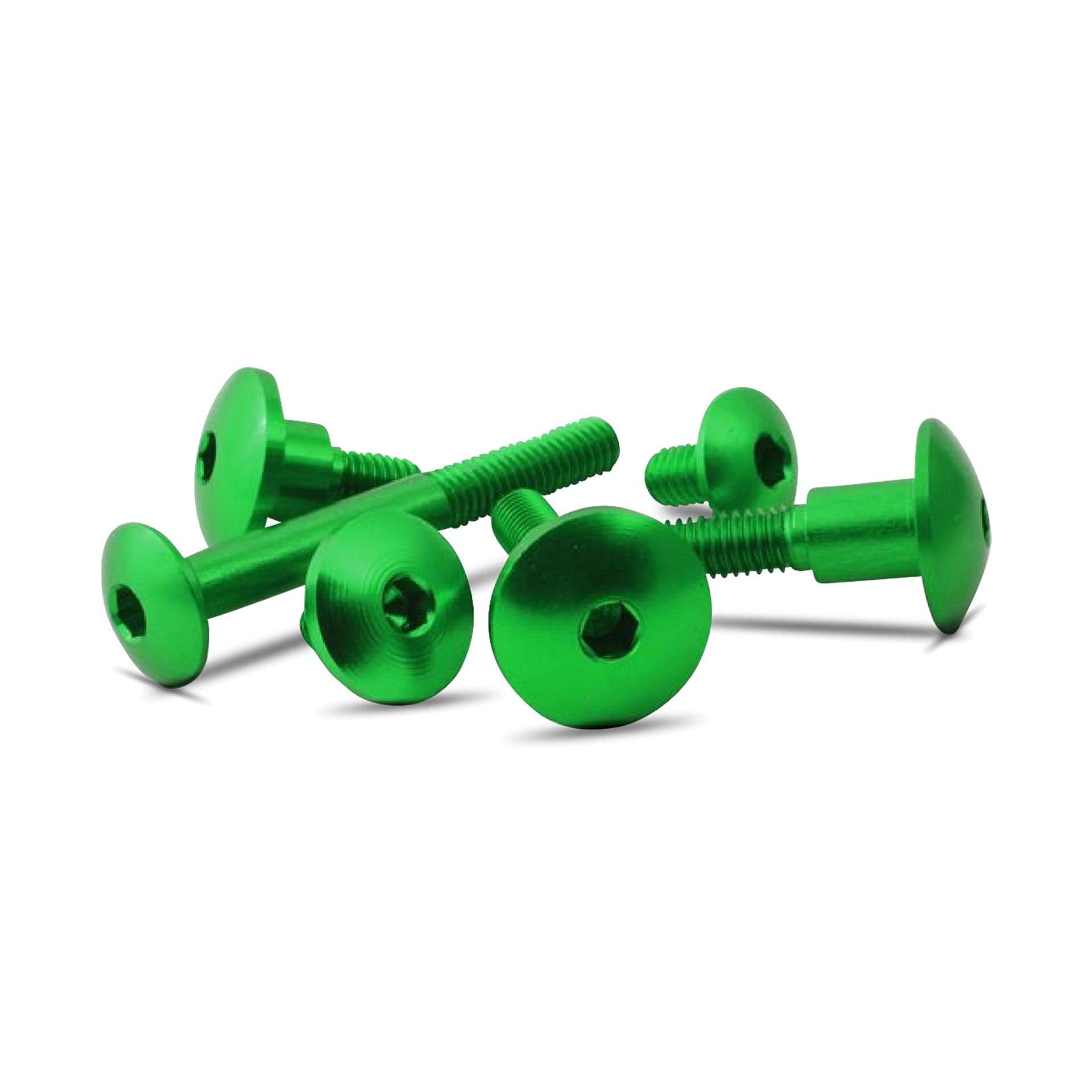 Śruba Imbusowa z Łbem Grzybkowym Valter Moto M5 Zielona