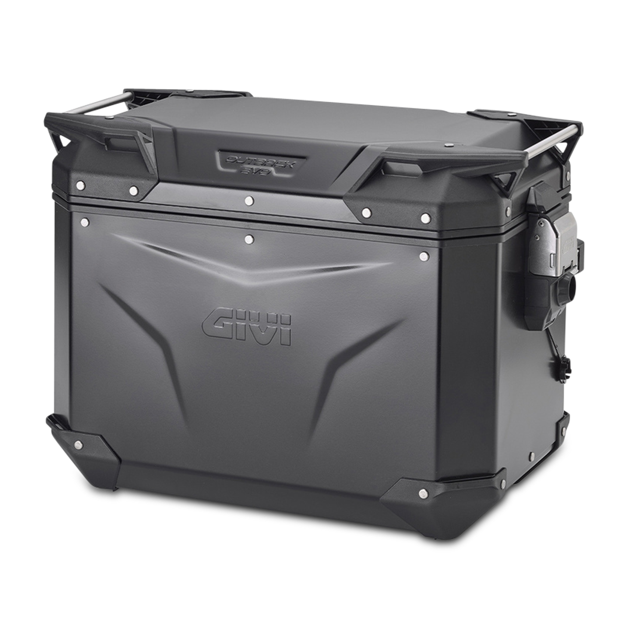 Kufer Boczny Givi Trekker Outback EVO Czarne Aluminium