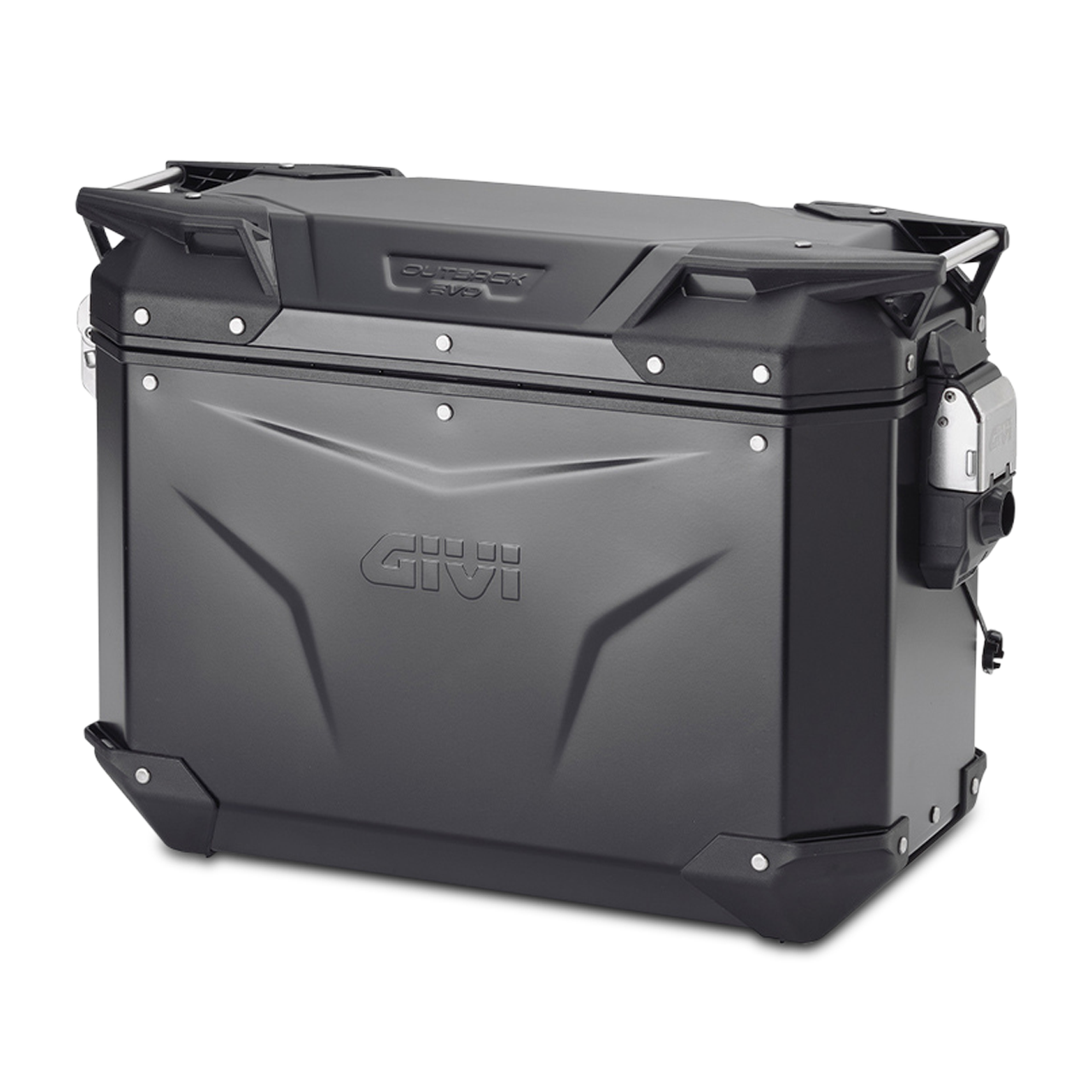 Kufer Boczny Givi Trekker Outback EVO Czarne Aluminium