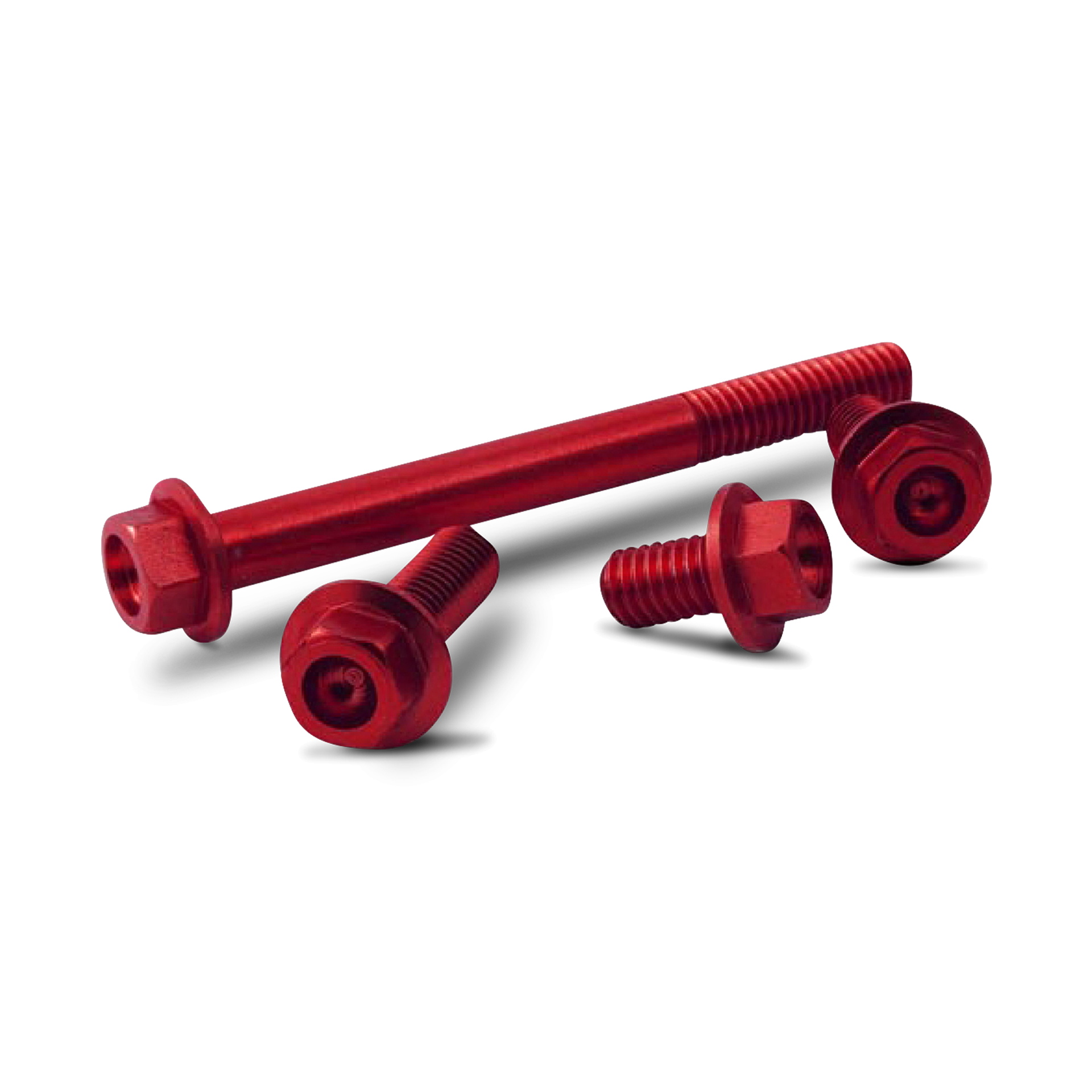 Śruba Kołnierzowa Valter Moto M8 Czerwona