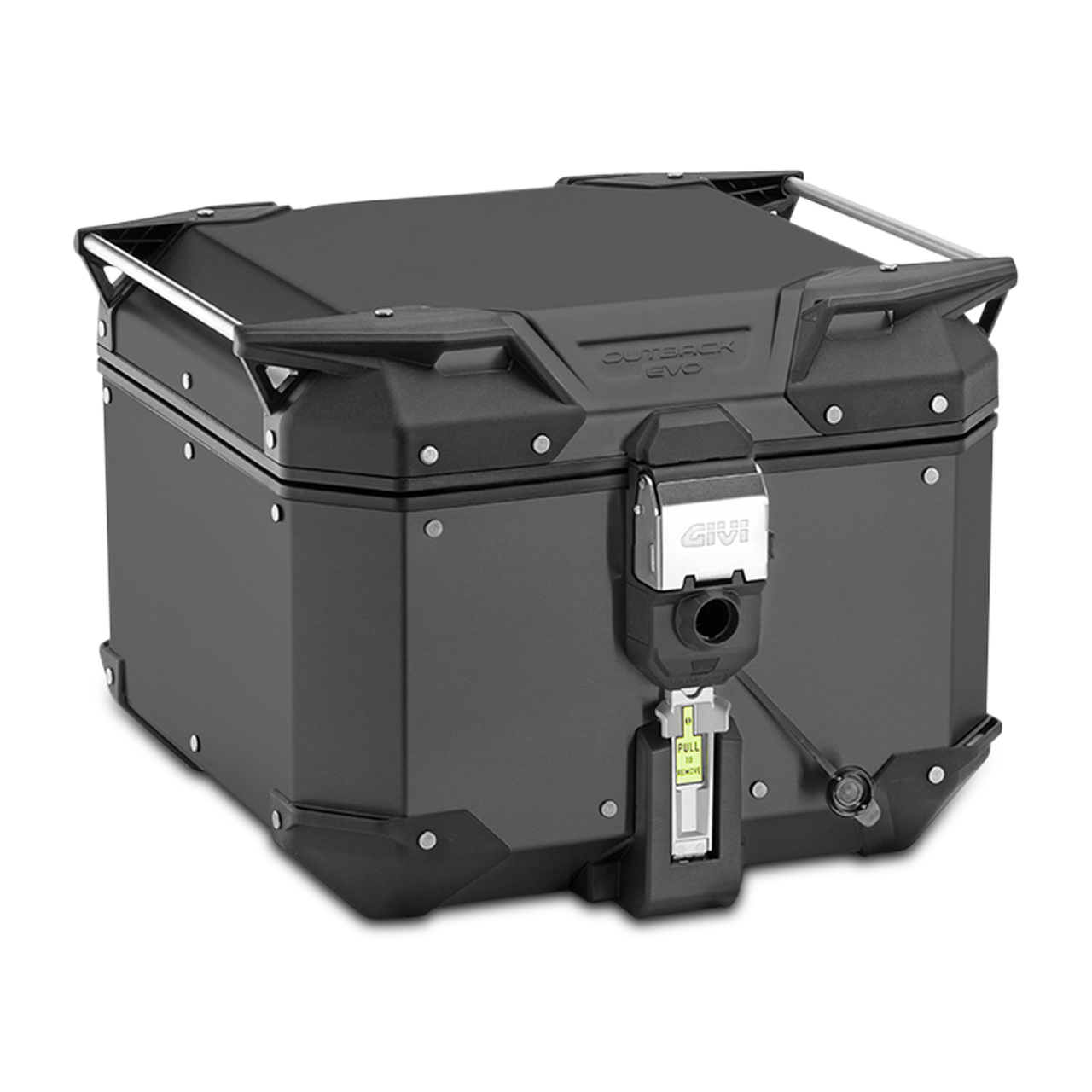 Kufer Centralny Givi Trekker Outback EVO Czarne Aluminum Monokey