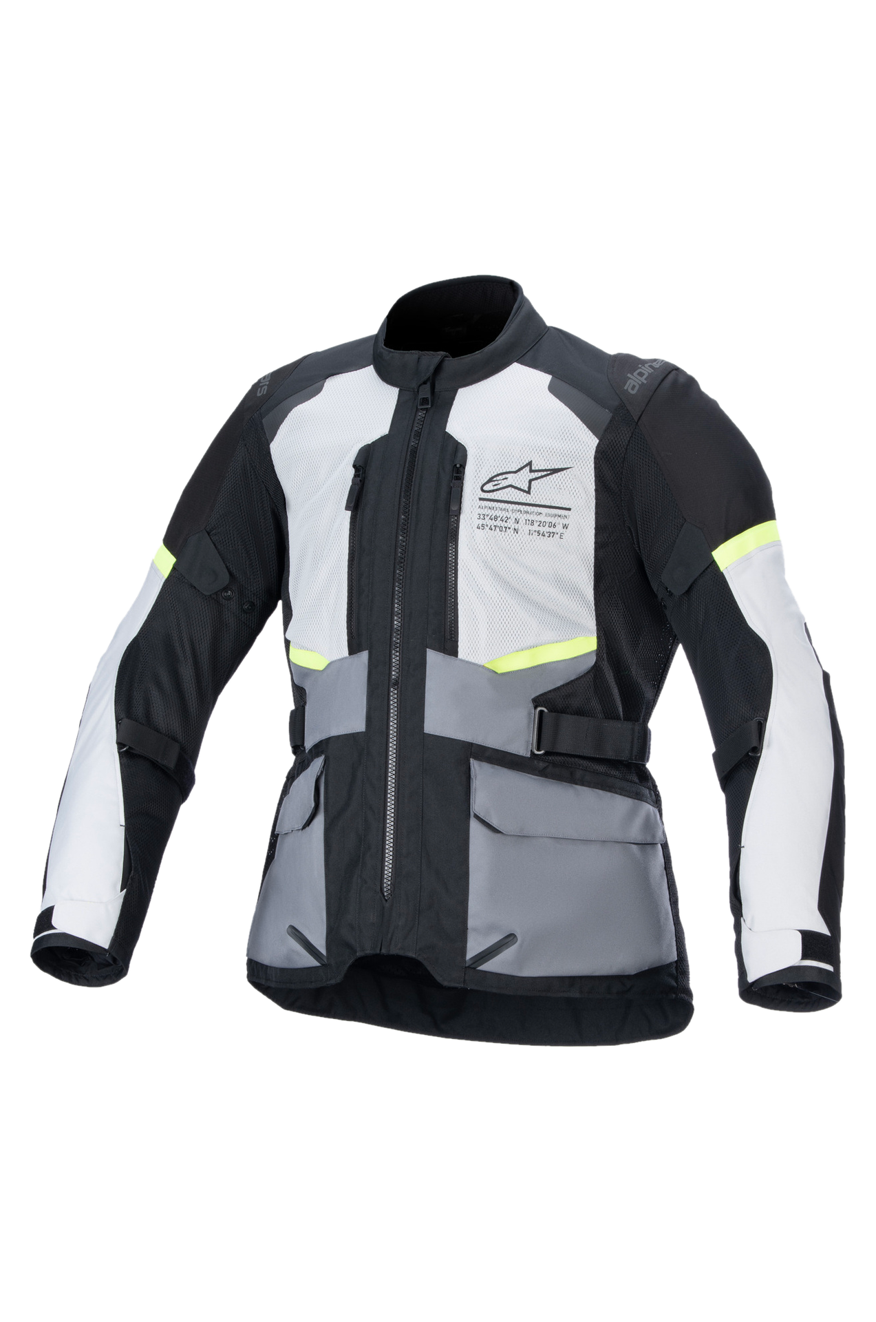 Kurtka Motocyklowa Alpinestars Andes Air Drystar Lodowoszary/Ciemnoszary/Czarny4XL