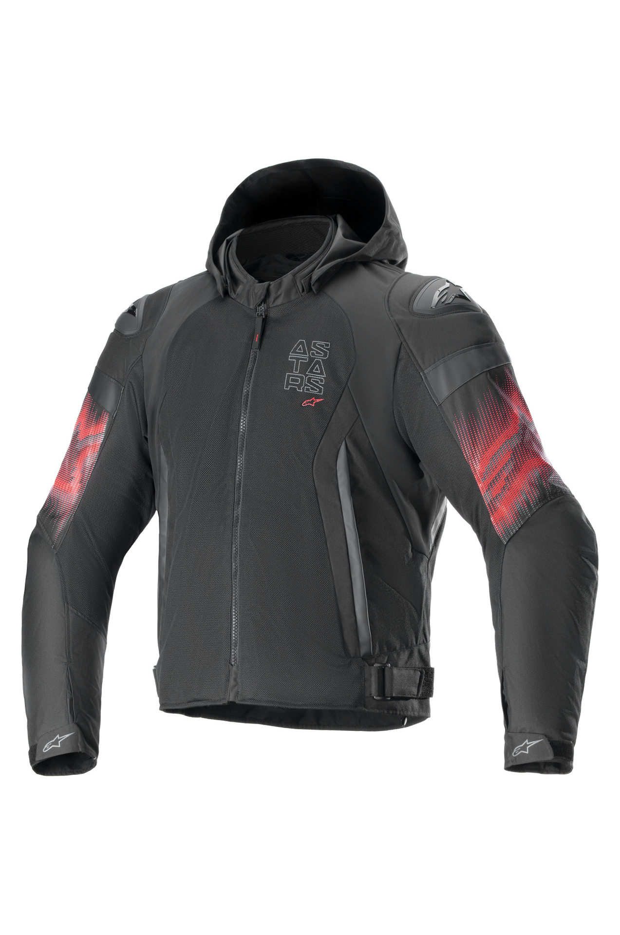 Kurtka Motocyklowa Alpinestars Zaca Air Venom Czarny/Jasnoczerwony4XL