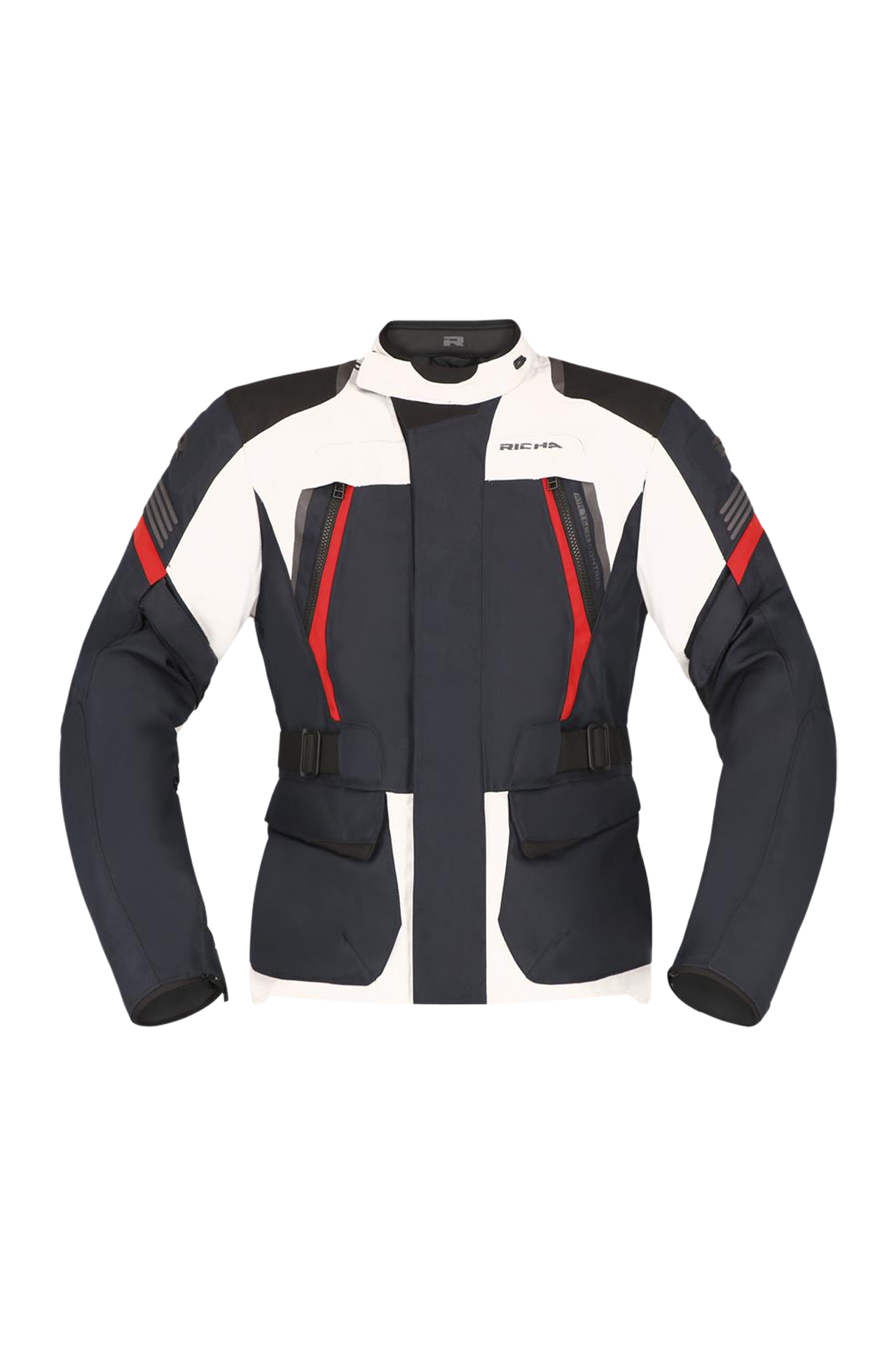 Kurtka Motocyklowa Richa Phantom 3 Granatowy/Czerwony/JasnoszaryXXL