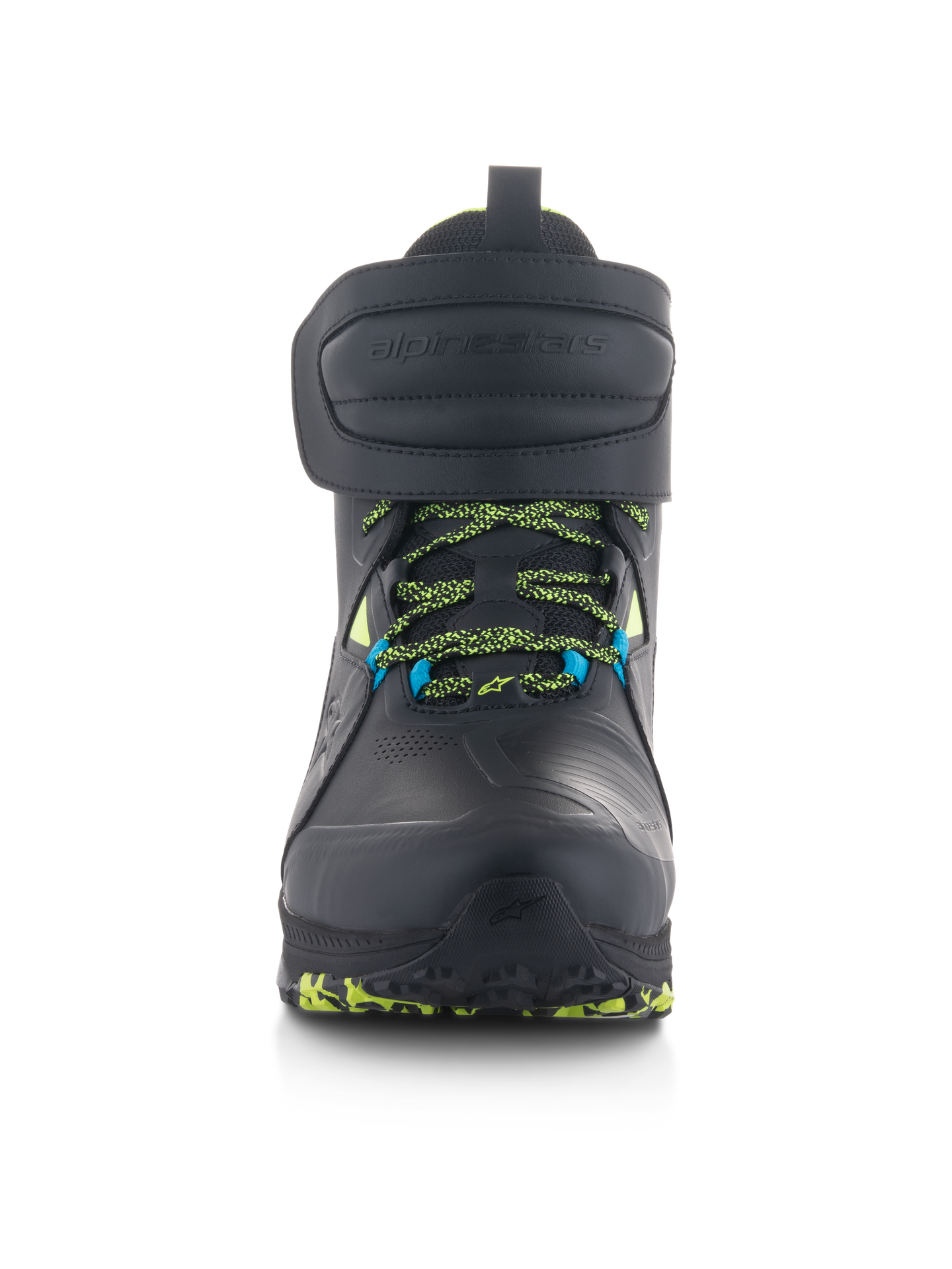Buty Motocyklowe Alpinestars Speedstreet Czarny/Limonkowy/Niebieski Ocean38