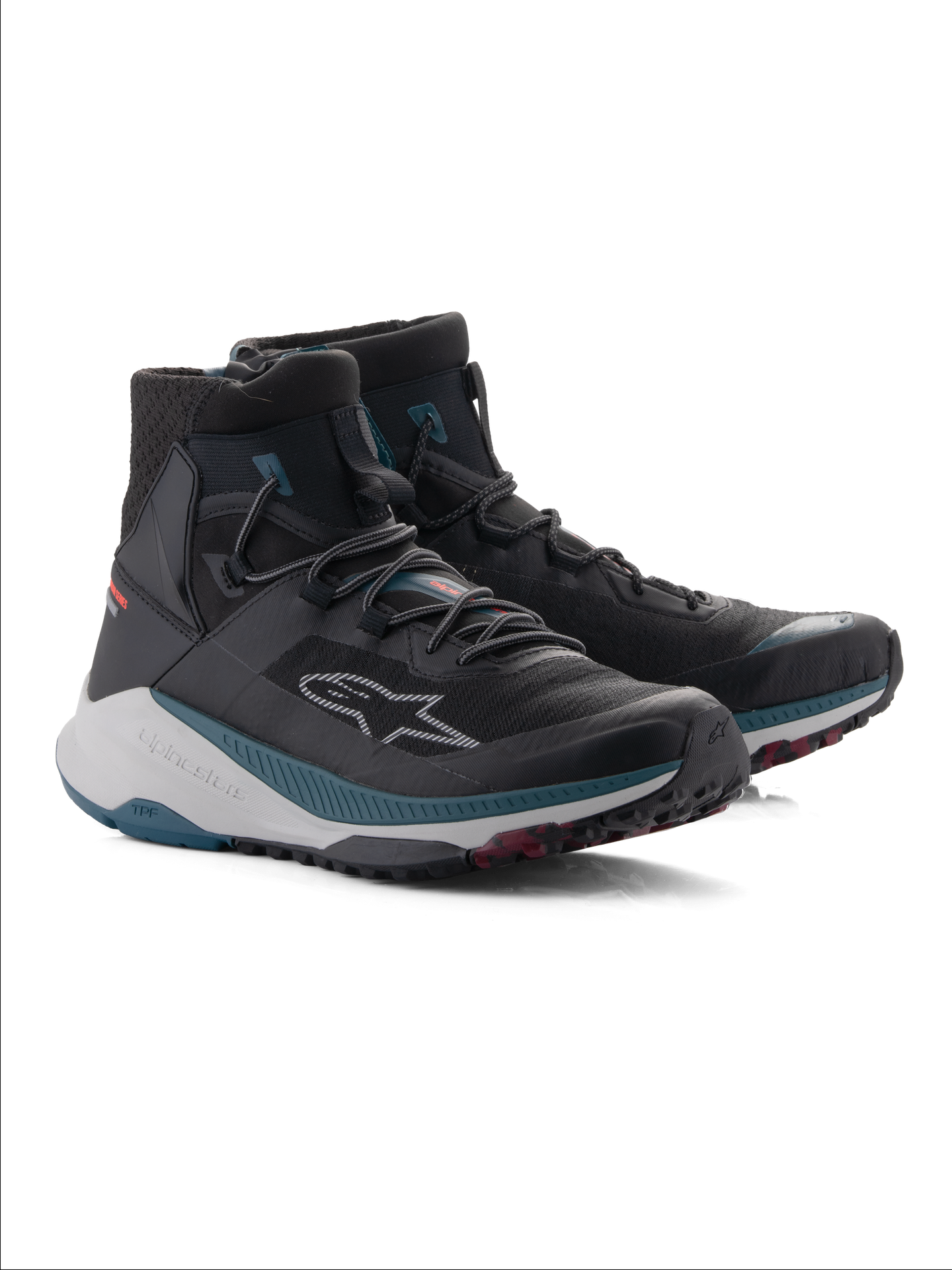 Buty Motocyklowe Alpinestars Speedforce XR Czarny/Zielony Petrolowy/Szary38