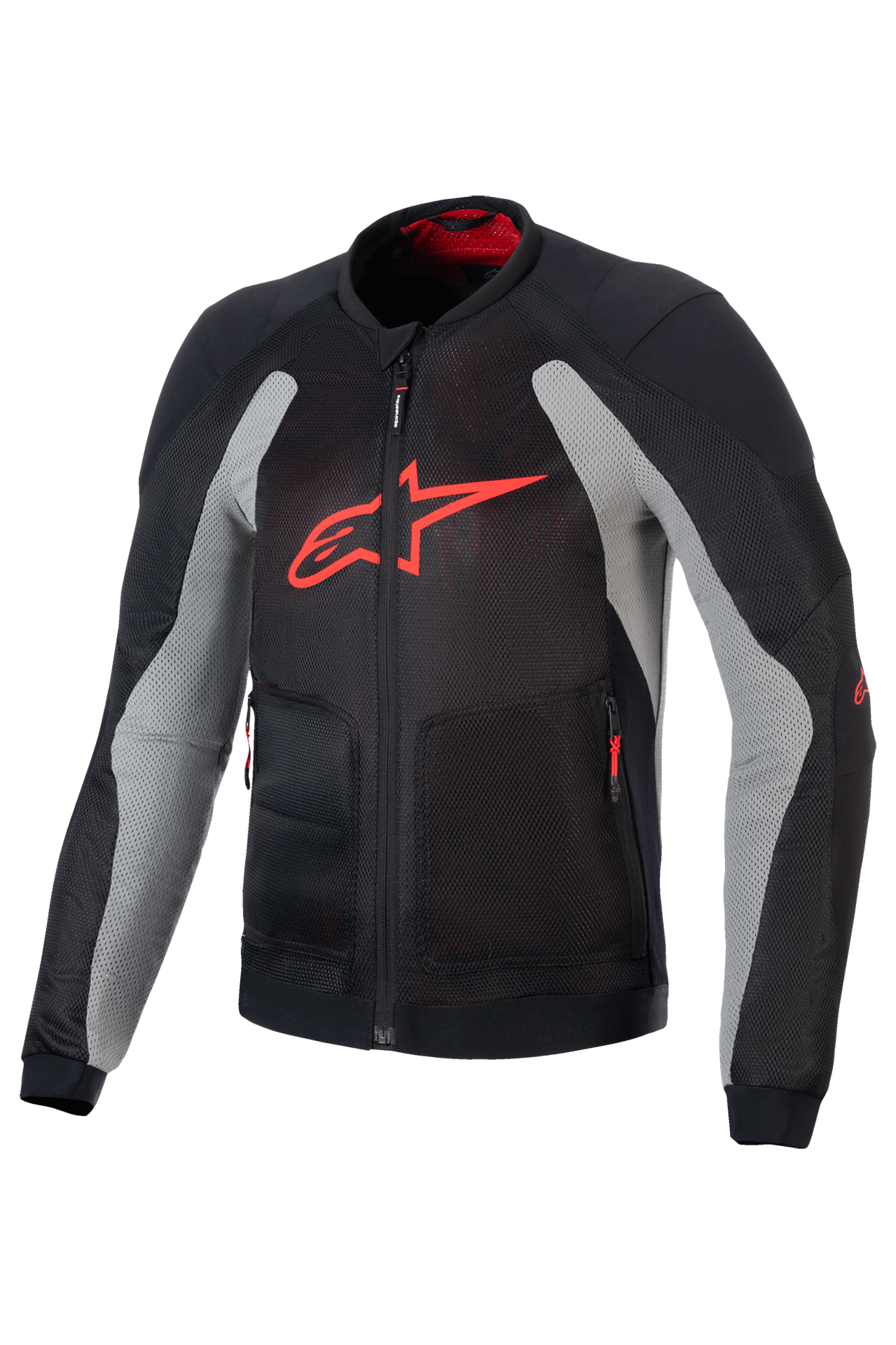 Kurtka Motocyklowa Alpinestars Troop-Air Czarny/Szary/JasnoczerwonyXXL