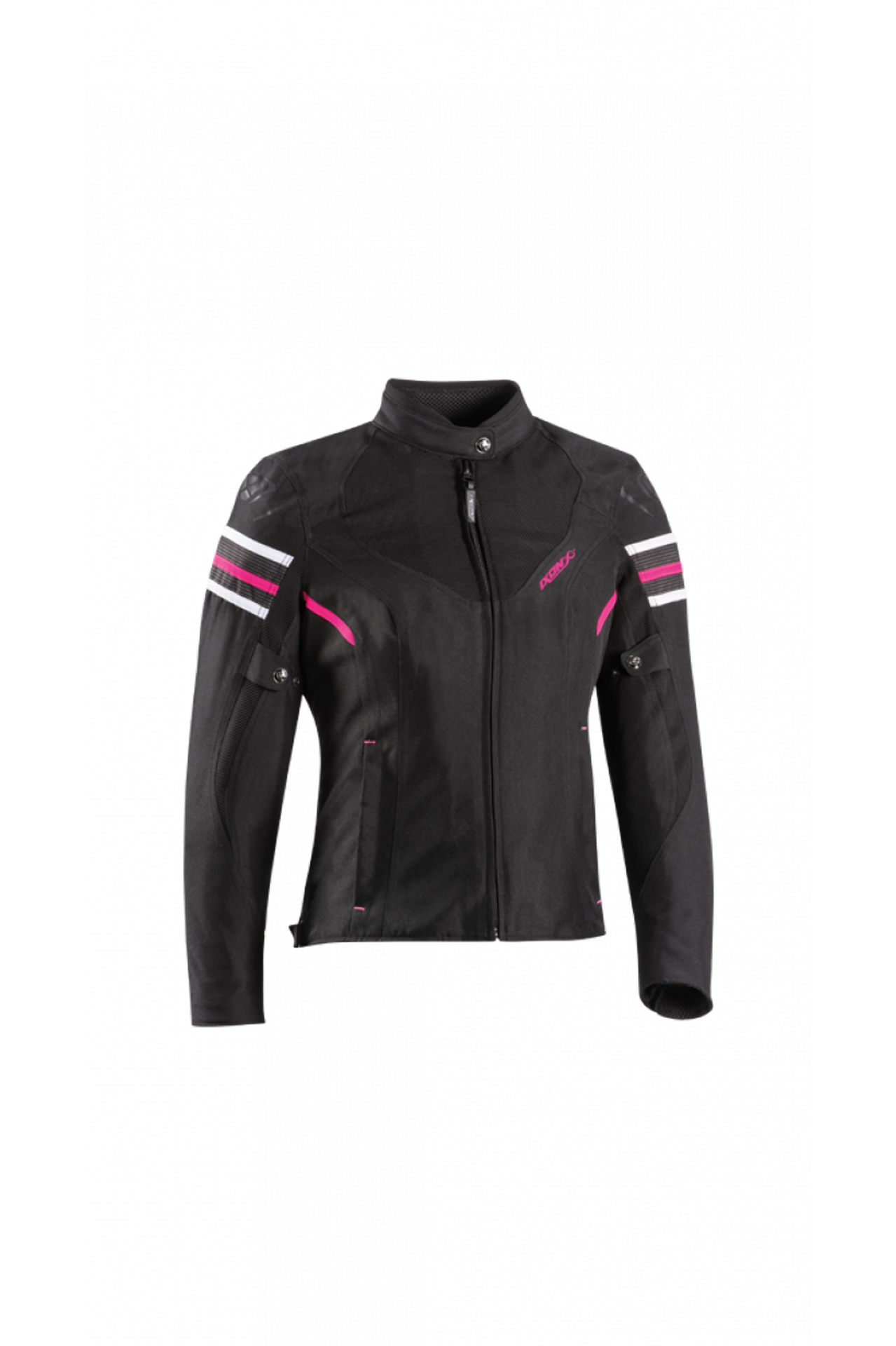 Kurtka Motocyklowa Ixon Ilana EVO Damska Czarny/FuksjaS