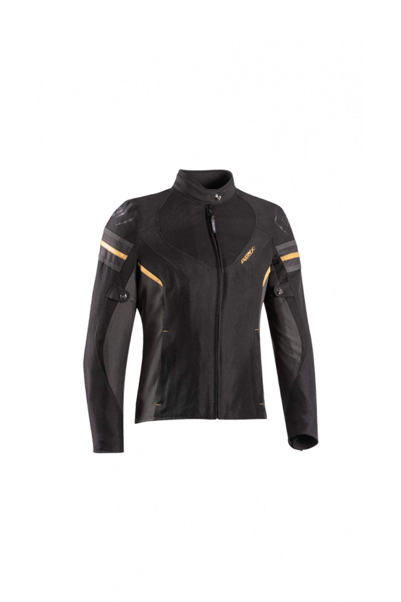 Kurtka Motocyklowa Ixon Ilana EVO Damska Czarny/Antracytowy/ZłotyS