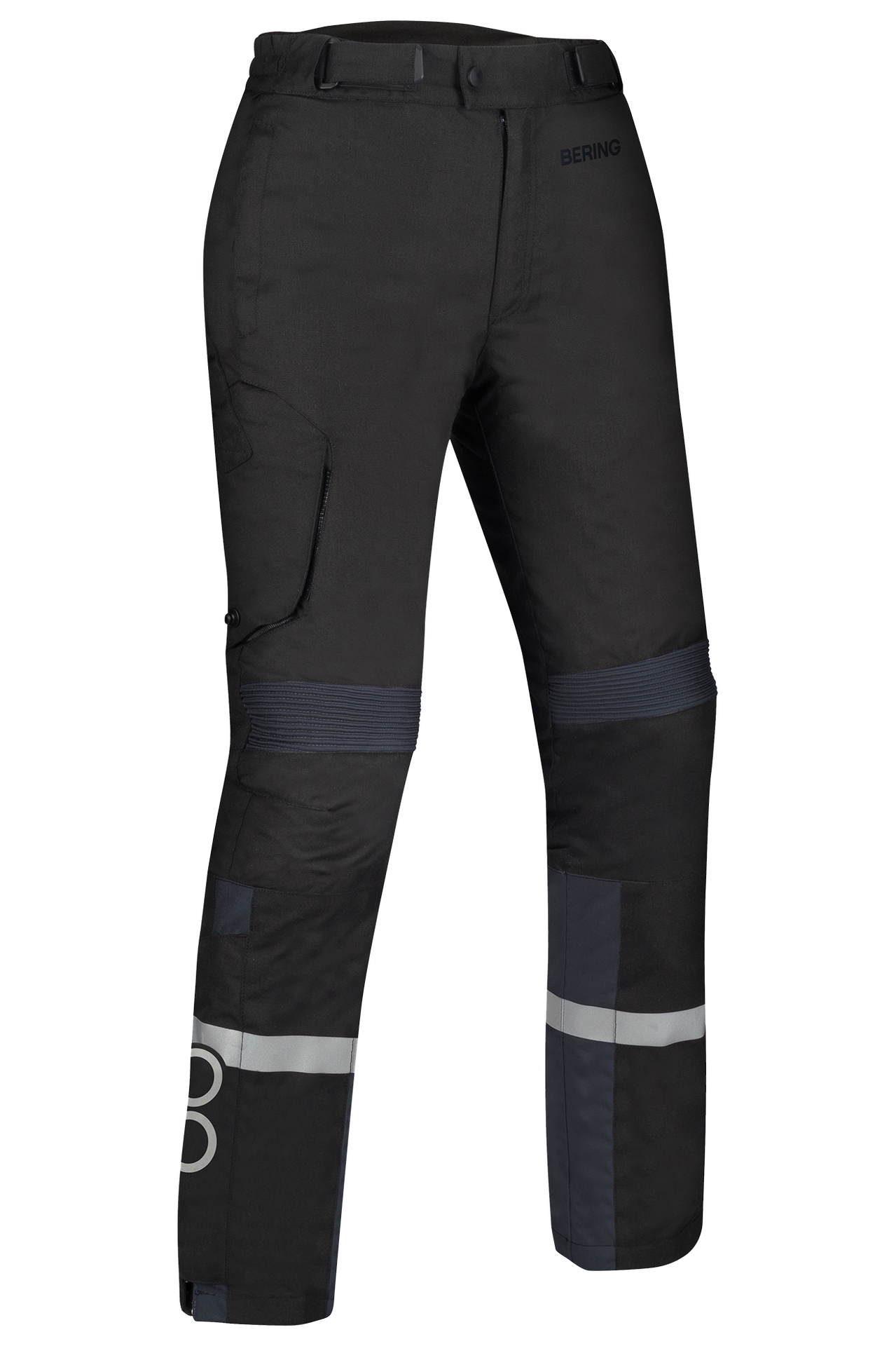 Kurtka Motocyklowa Bering Halifax Damska Czarny/AntracytowyXS