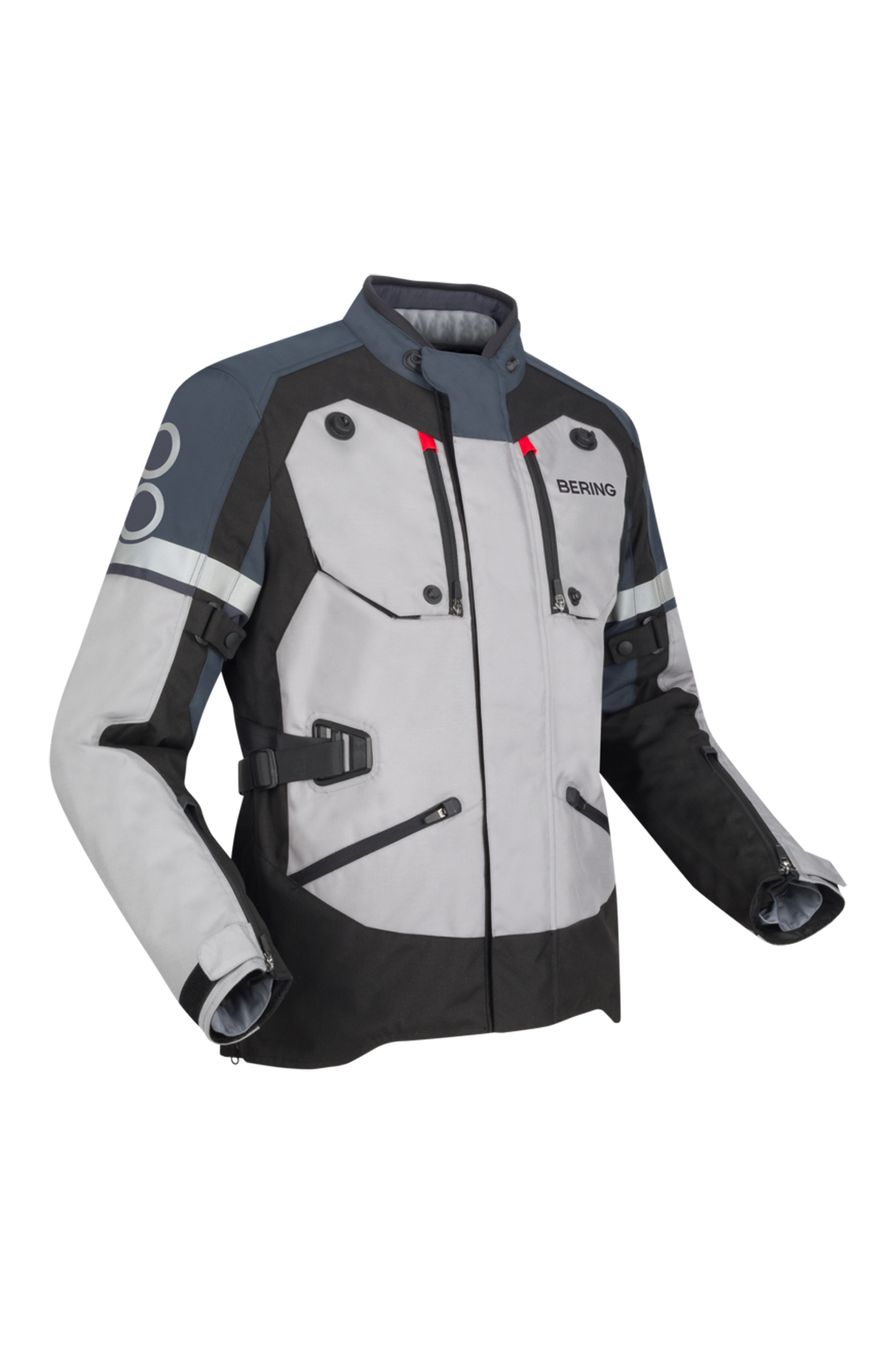 Kurtka Motocyklowa Bering Halifax Antracyt/SzaryS