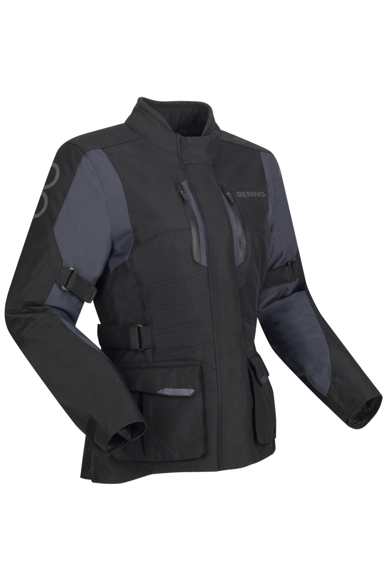 Kurtka Motocyklowa Bering Siberia Damska Czarny/Szary46