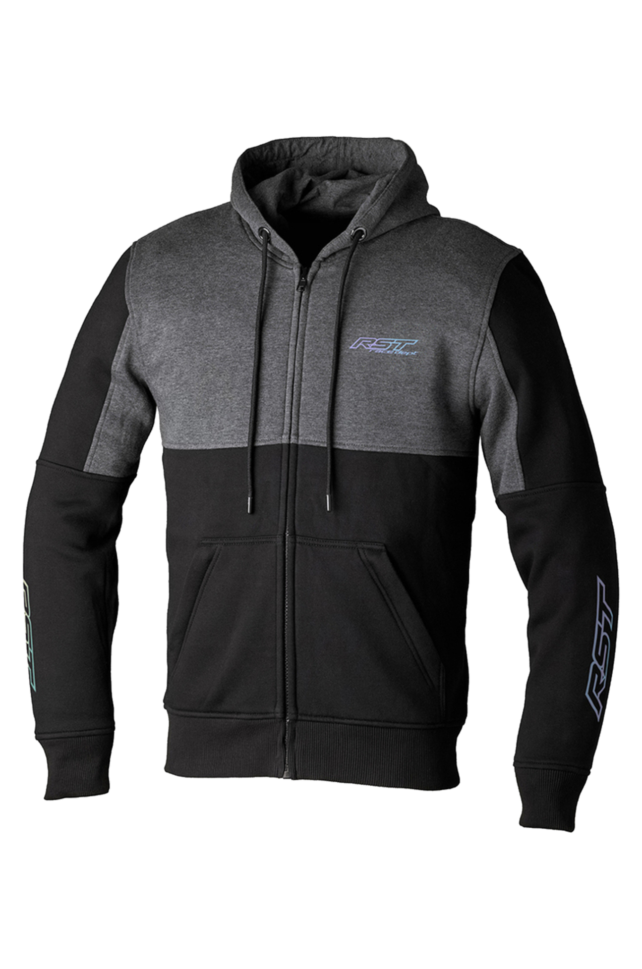 Bluza z Kapturem RST Team Zip Through Czarny/SzaryXXL