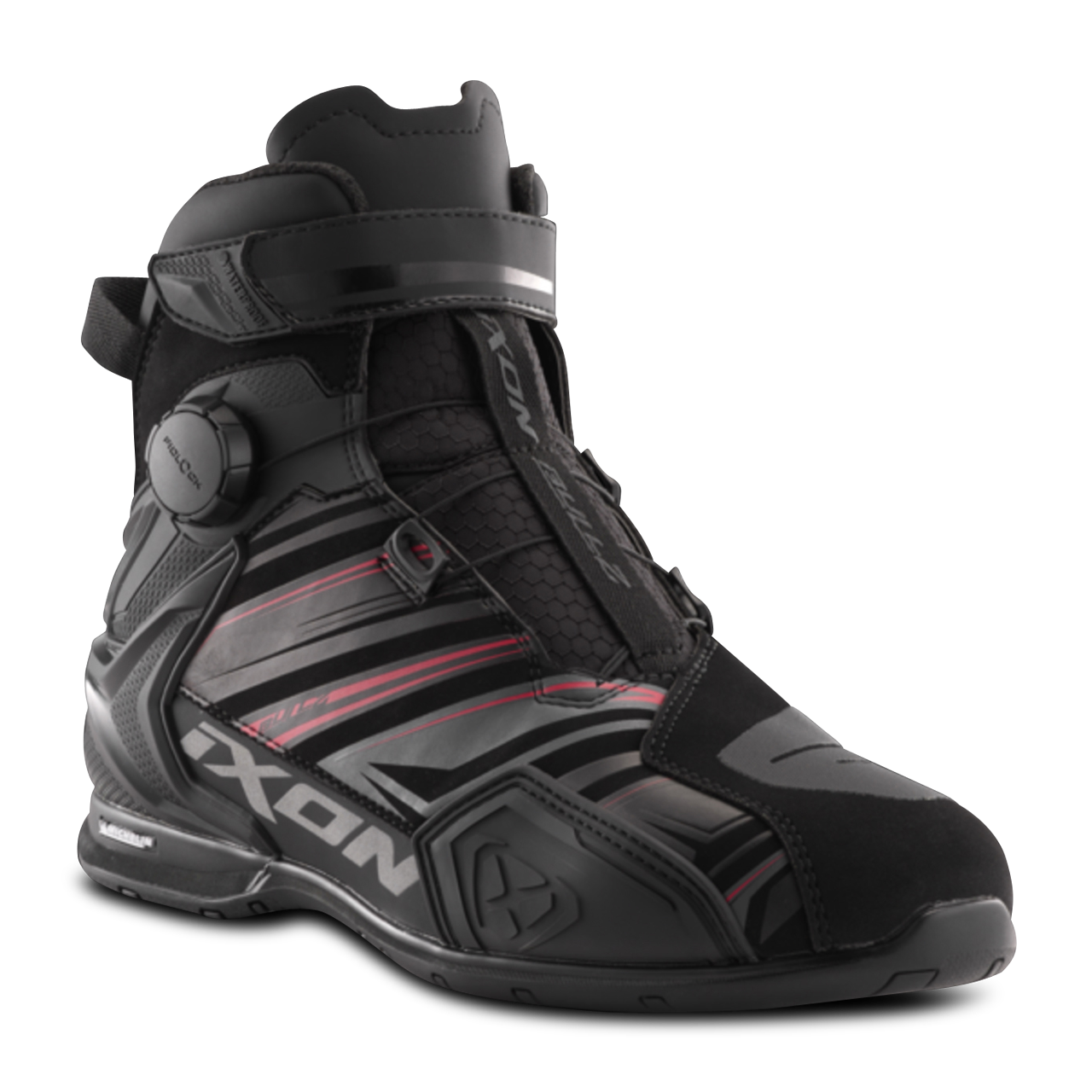 MC Shoes Ixon Bull 2 Wp Ultra Czarny/Antracyt/Czerwony46