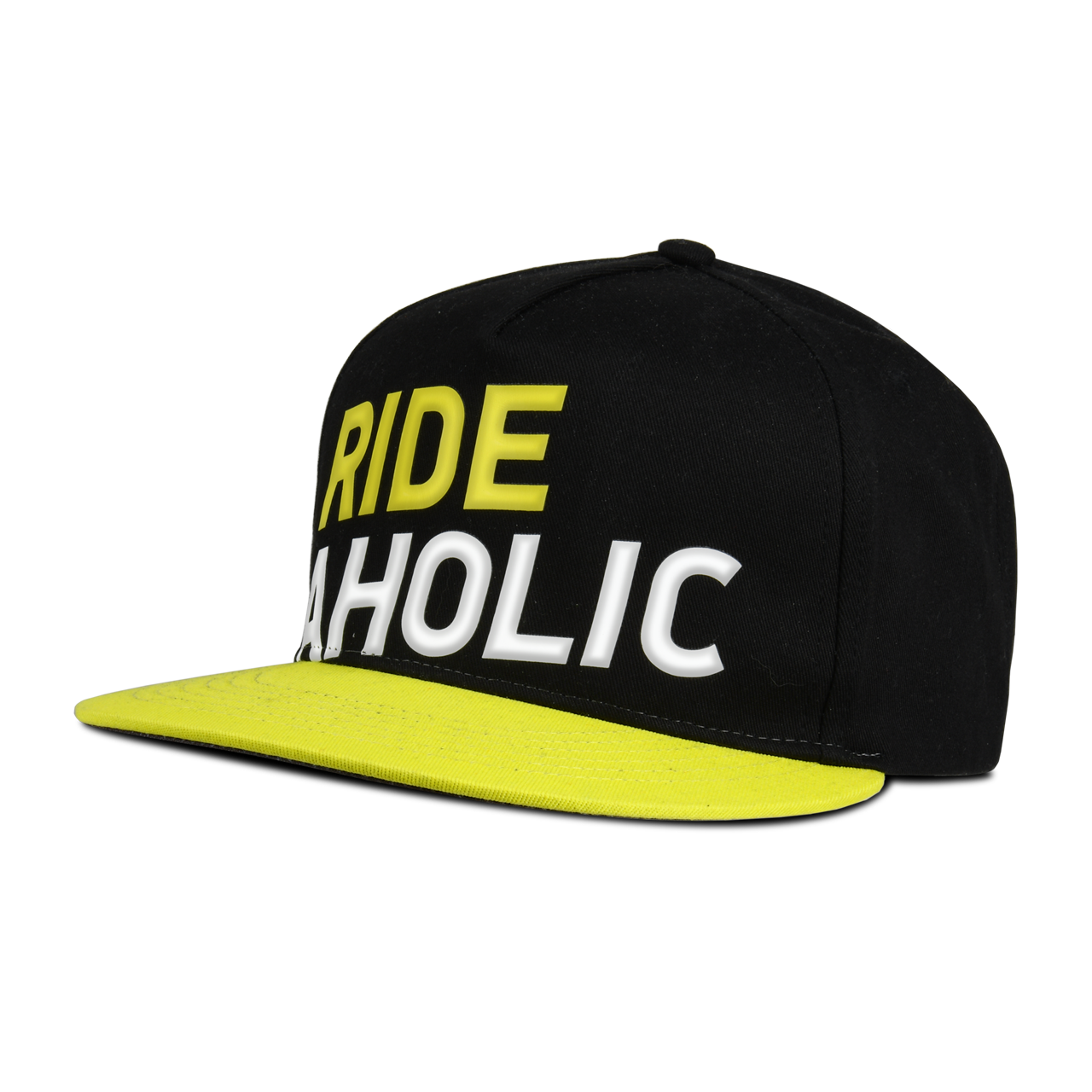 Czapka z Daszkiem Macna Snapback Ride Aholic Czarny/ŻółtyRegulowany