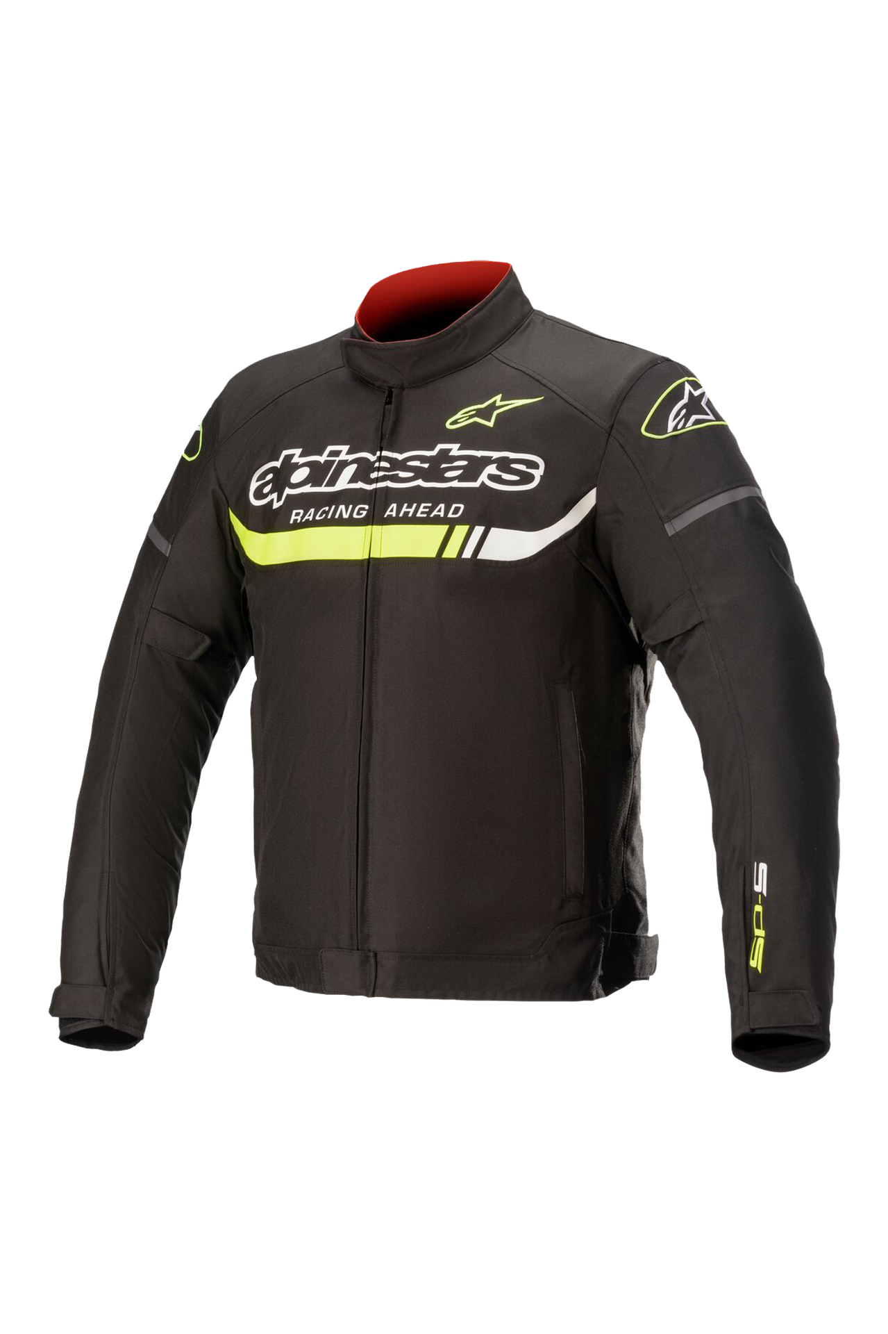 Wodoodporna Kurtka Motocyklowa Alpinestars T-SP S Ignition Czarny/Fluorescencyjny żółtyL