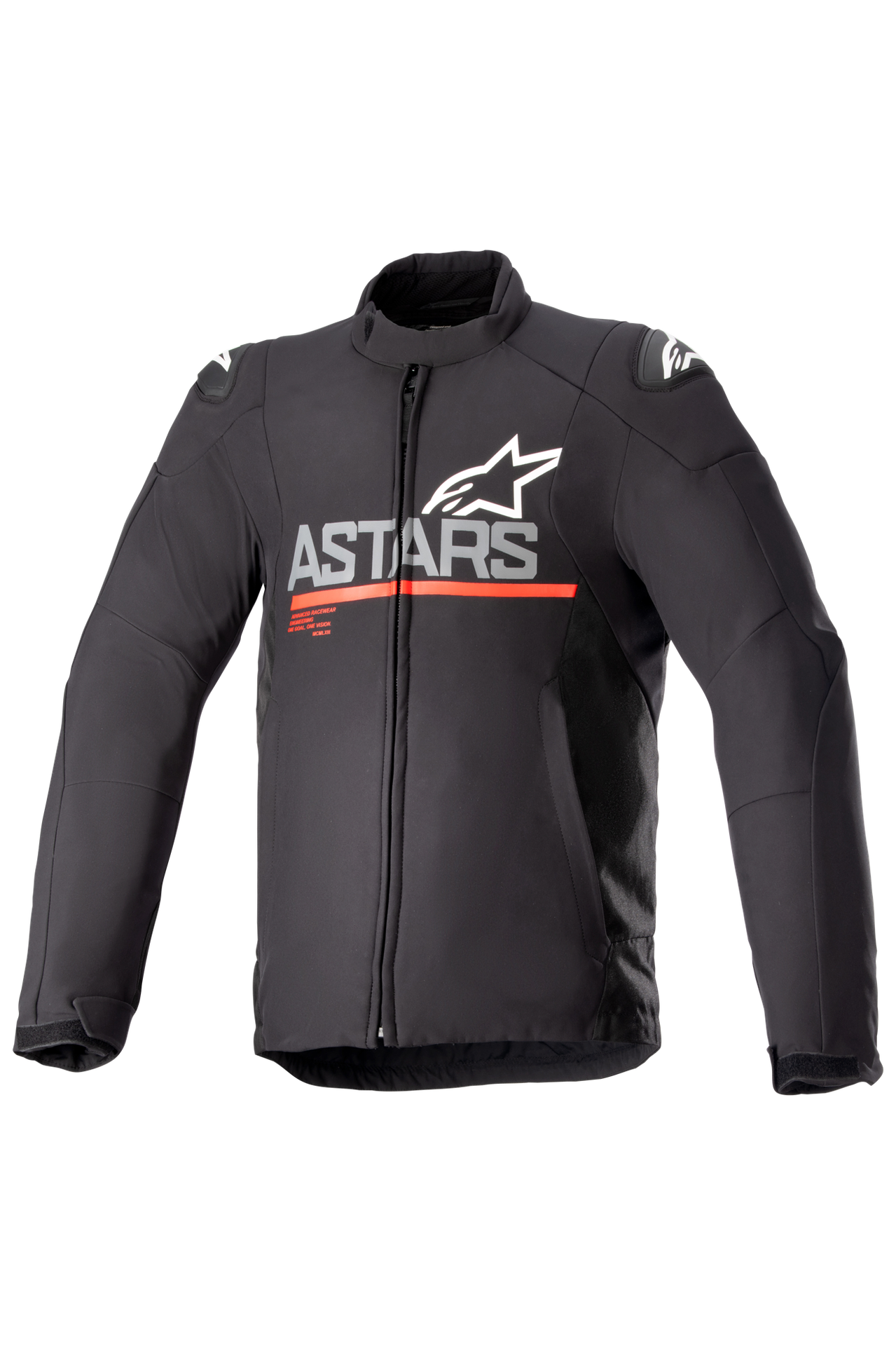 Kurtka Motocyklowa Alpinestars SMX Waterproof Czarny/Ciemnoszary/JasnoczerwonyXL