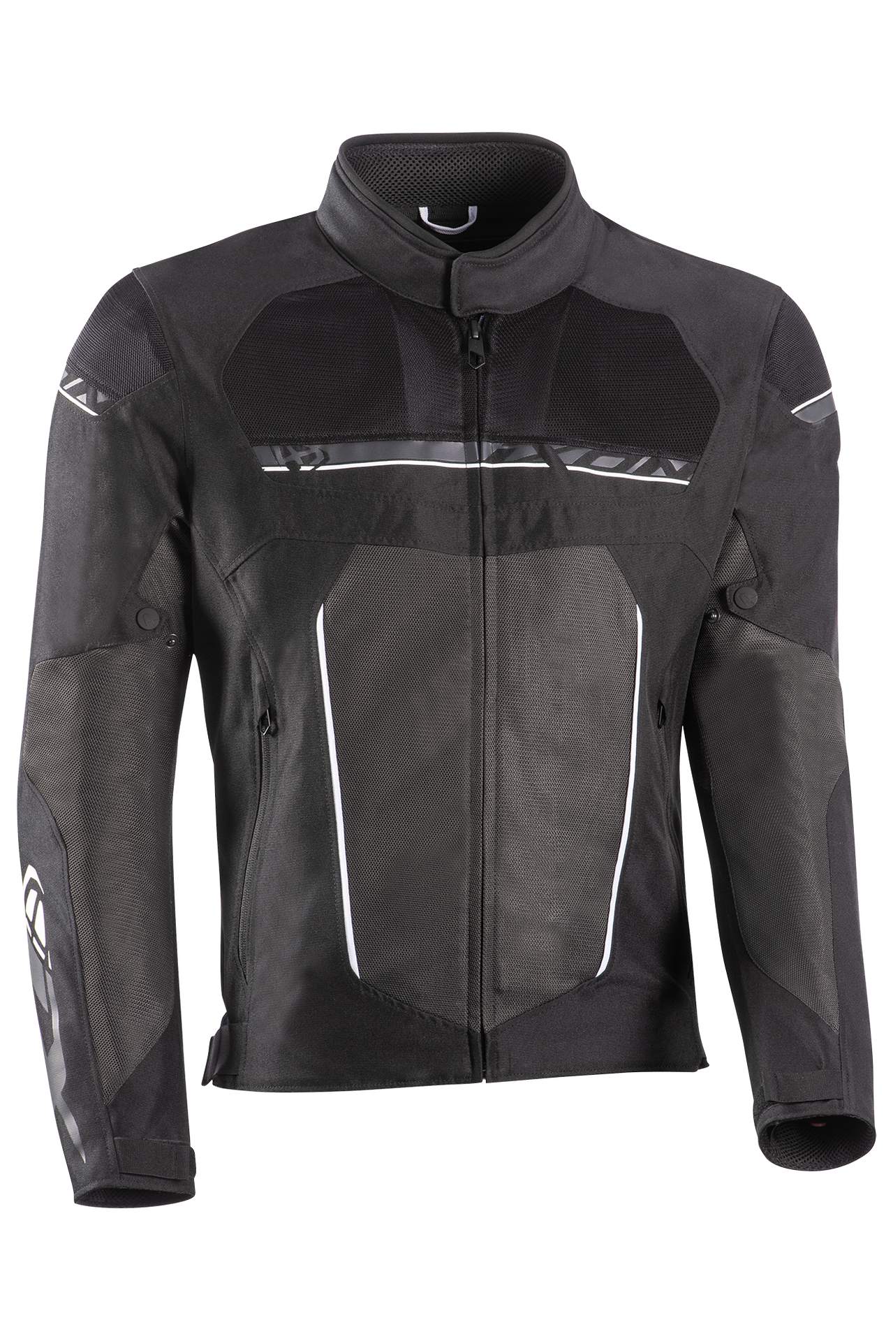 Kurtka Motocyklowa Ixon T-Rex Czarny/Złamany Biały/Szary3XL