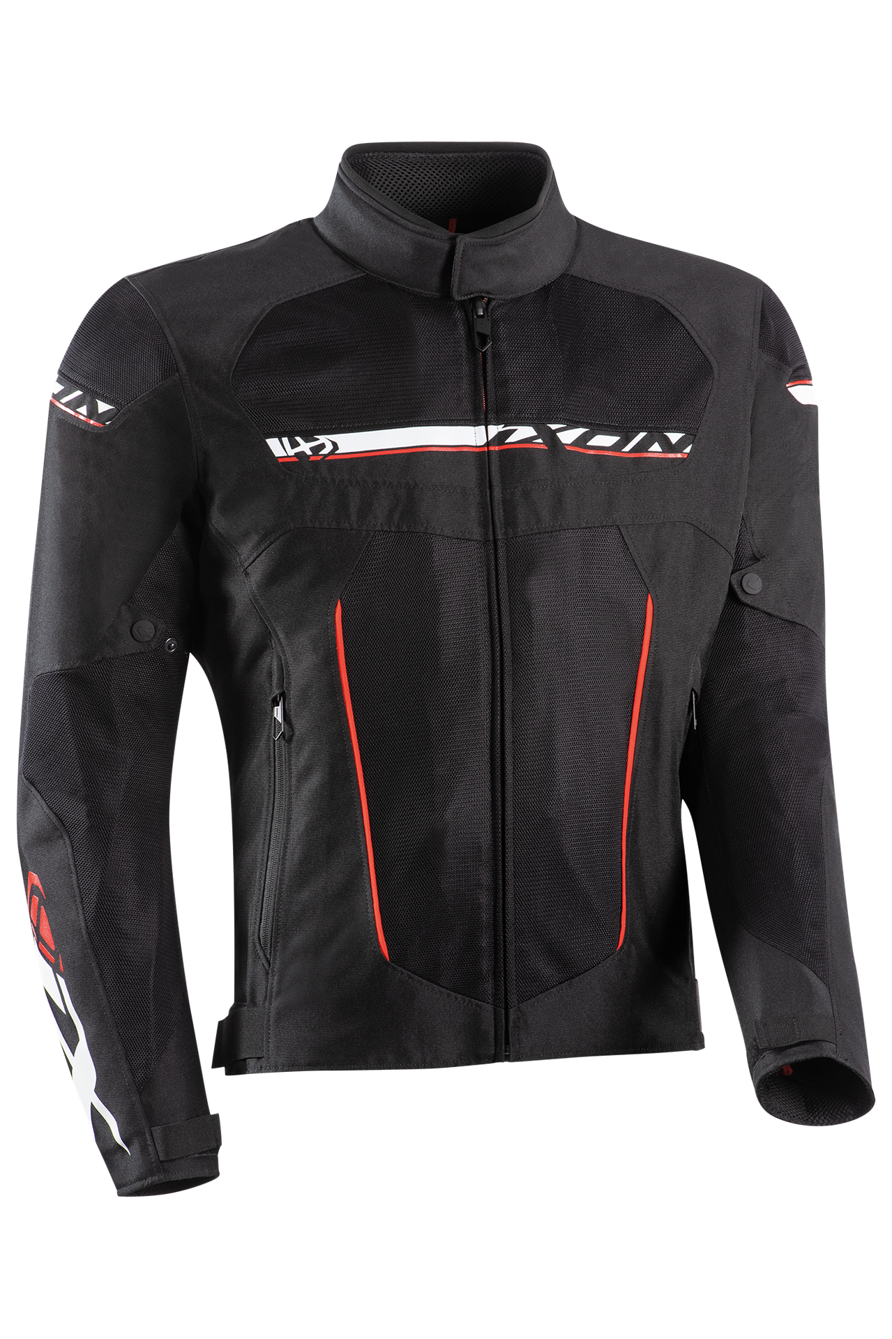 Kurtka Motocyklowa Ixon T-Rex Czarny/Złamany Biały/Czerwony5XL