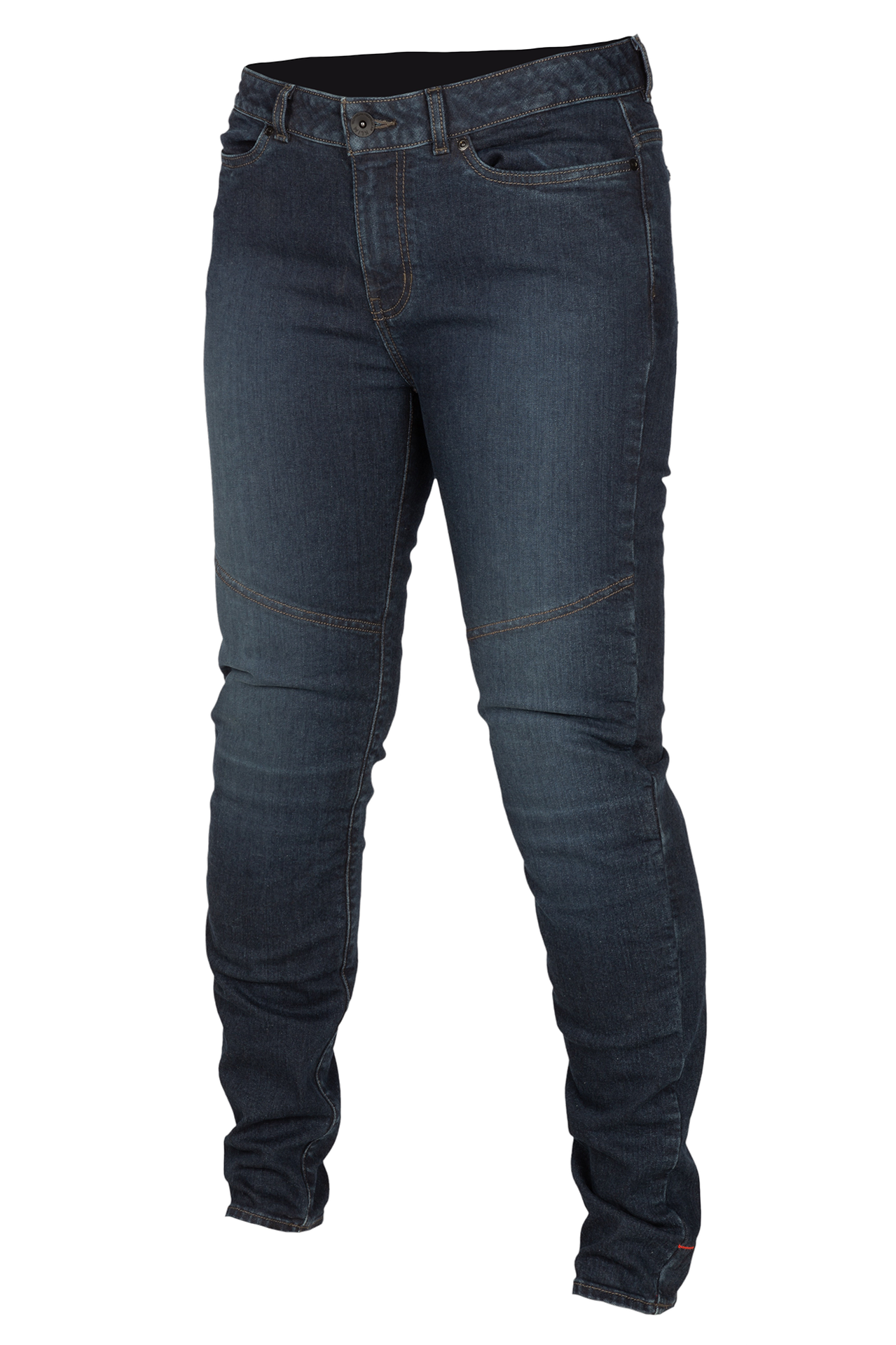 Spodnie Motocyklowe Klim Betty Tapered Stretch Denim Damskie Indygo6