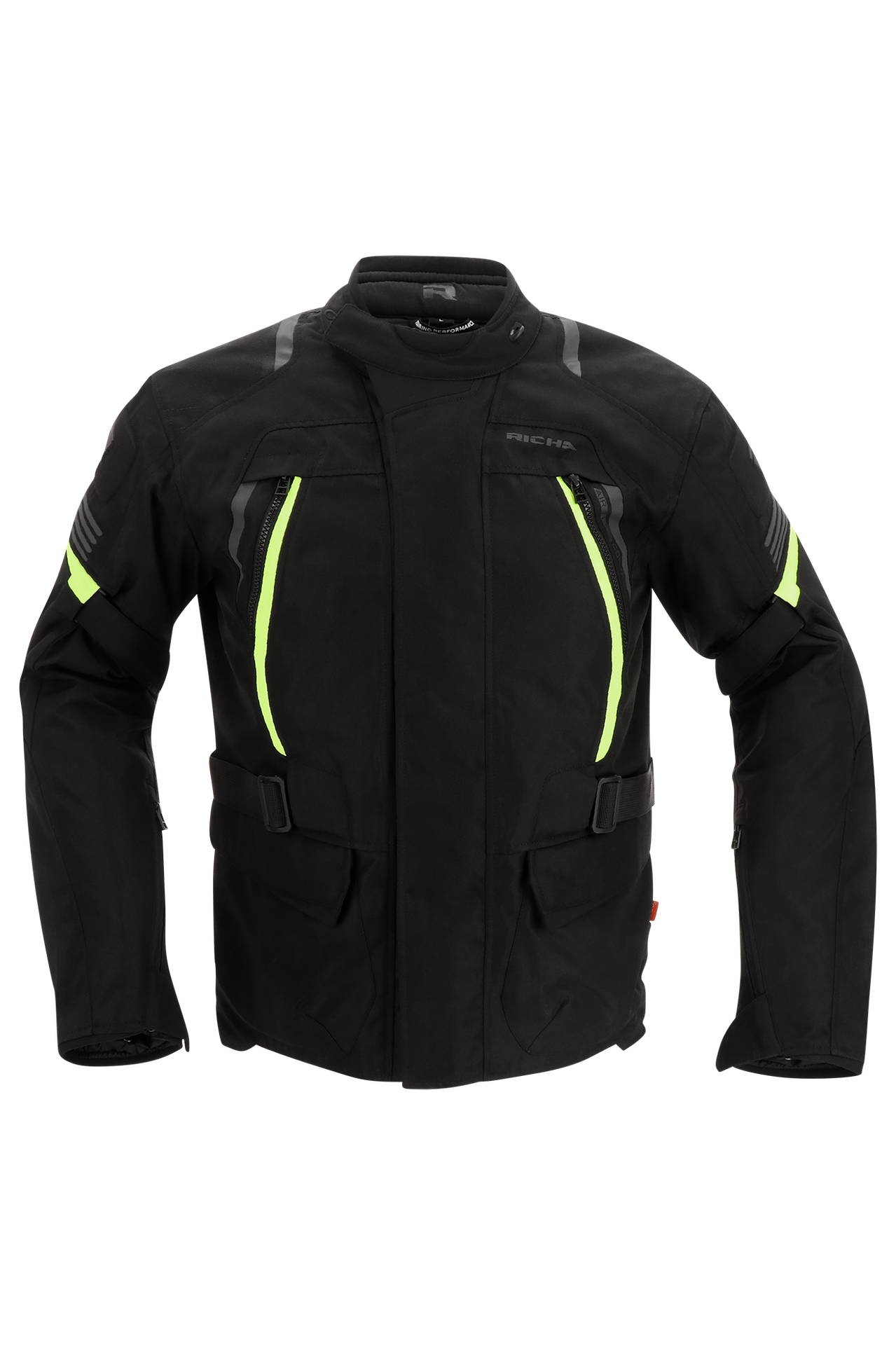 Kurtka Motocyklowa Richa Phantom 3 Czarny/Fluorescencyjny żółty3XL