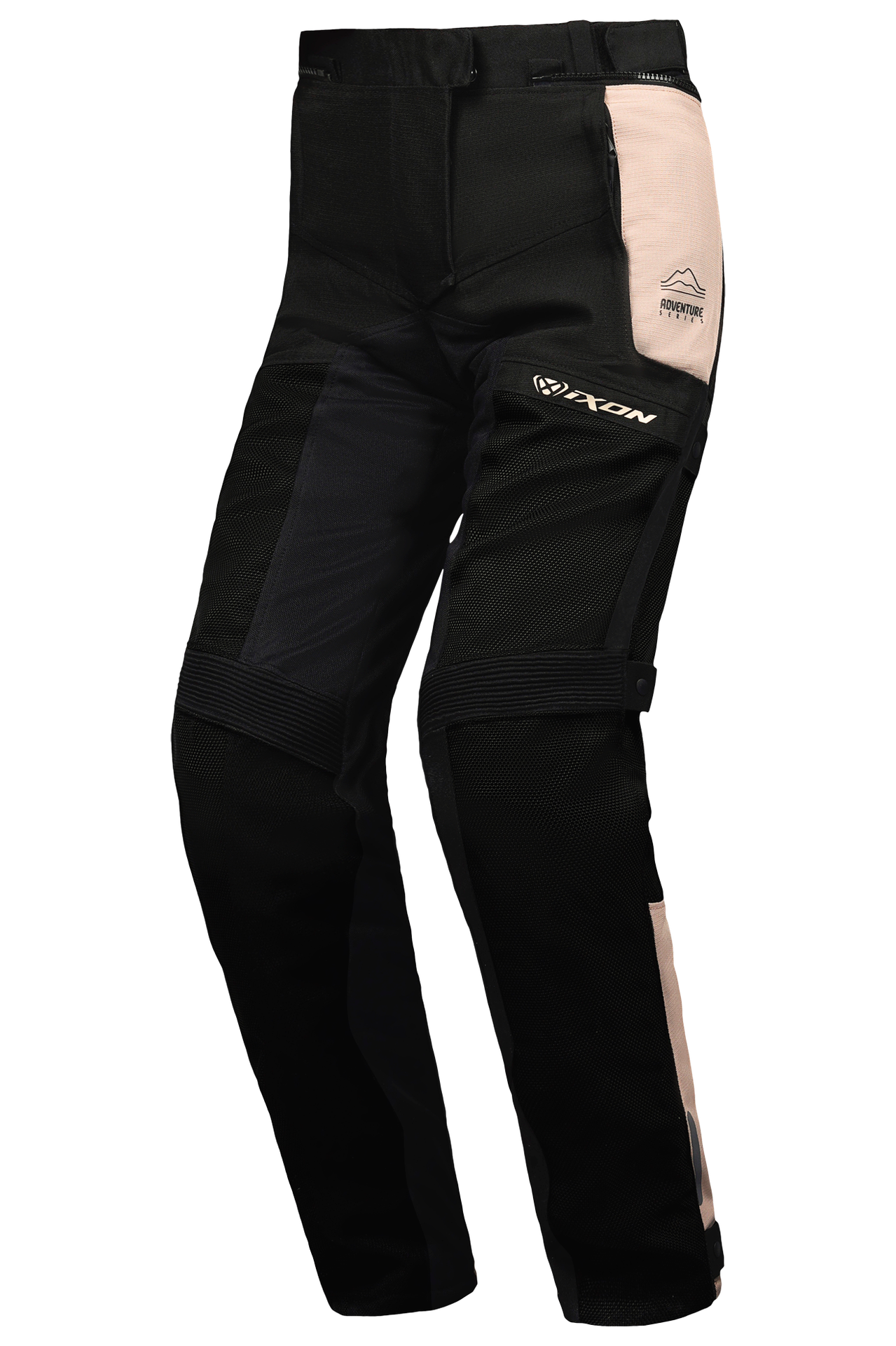 Spodnie Motocyklowe Ixon M-NJORD Damskie Piaskowy/Czarny/Czerwony3XL