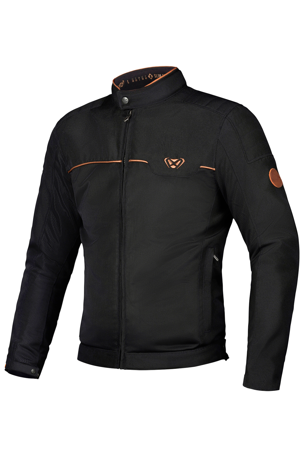 Kurtka Motocyklowa Ixon CORNET Czarny/BrązowyS