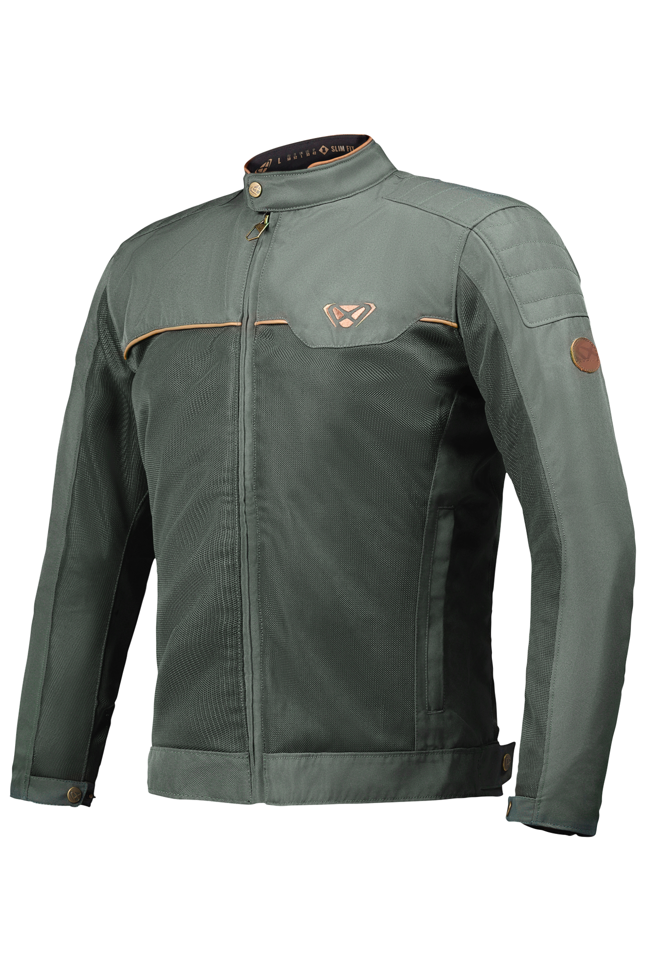 Kurtka Motocyklowa Ixon CORNET Zielony/BrązowyM