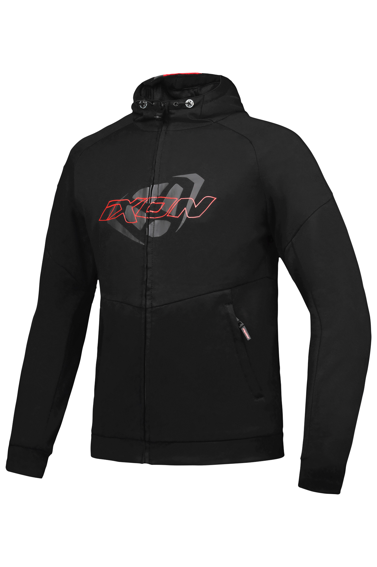 Kurtka Motocyklowa Ixon Touchdown Czarny/Czerwony4XL