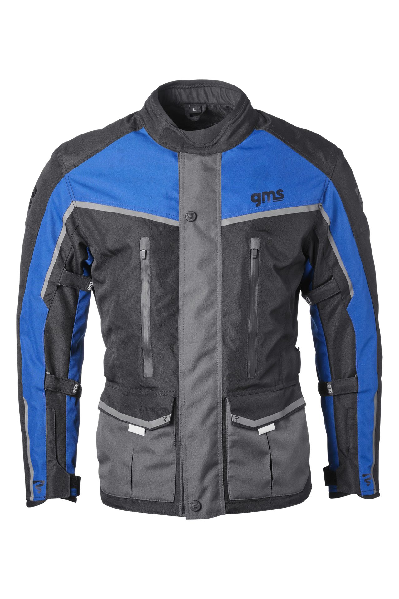 Kurtka Motocyklowa GMS Twister Neo WP Czarny/NiebieskiM