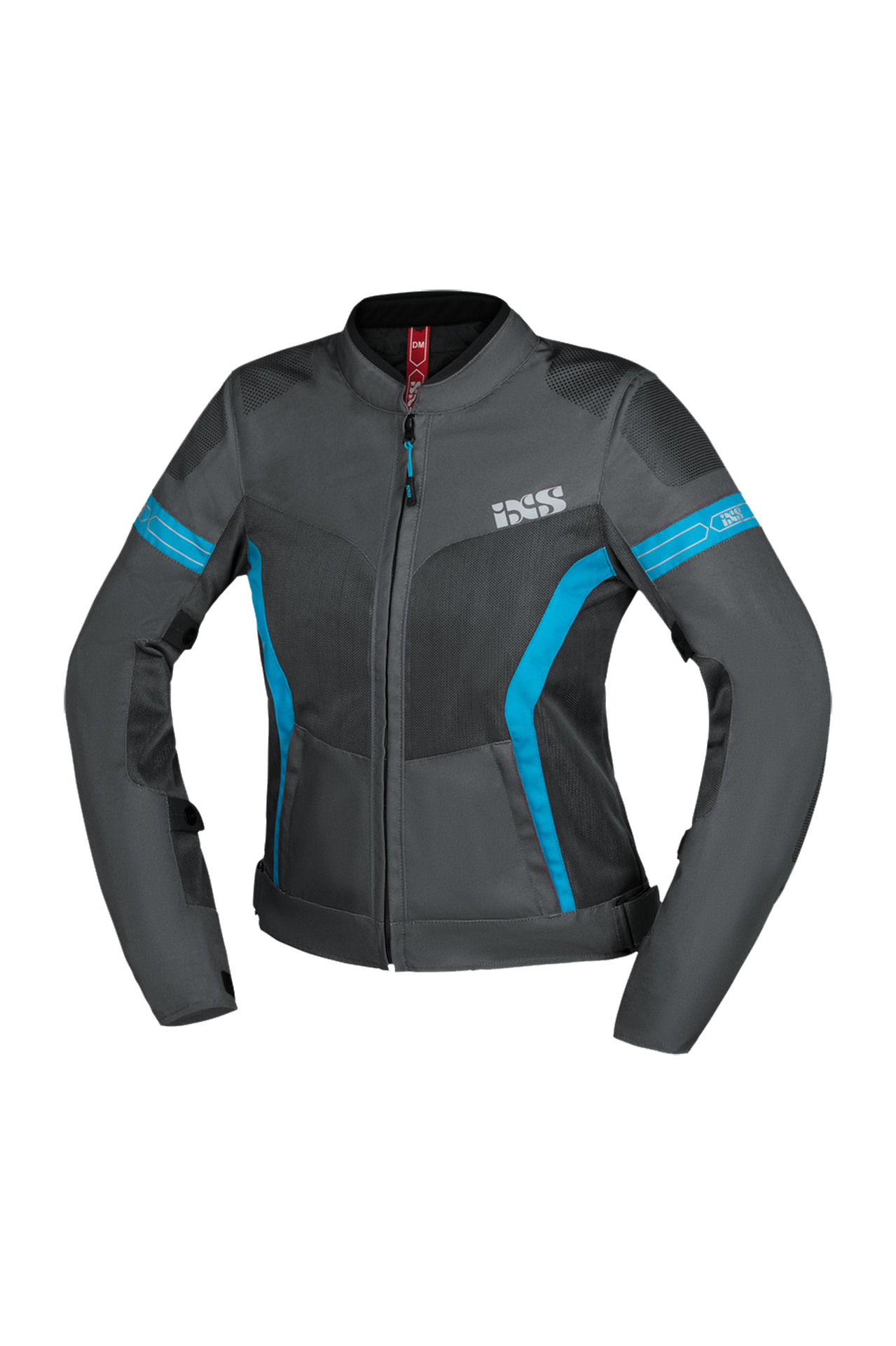 Damska Kurtka Motocyklowa iXS Sport Trigonis-Air Szary/TurkusowyXL