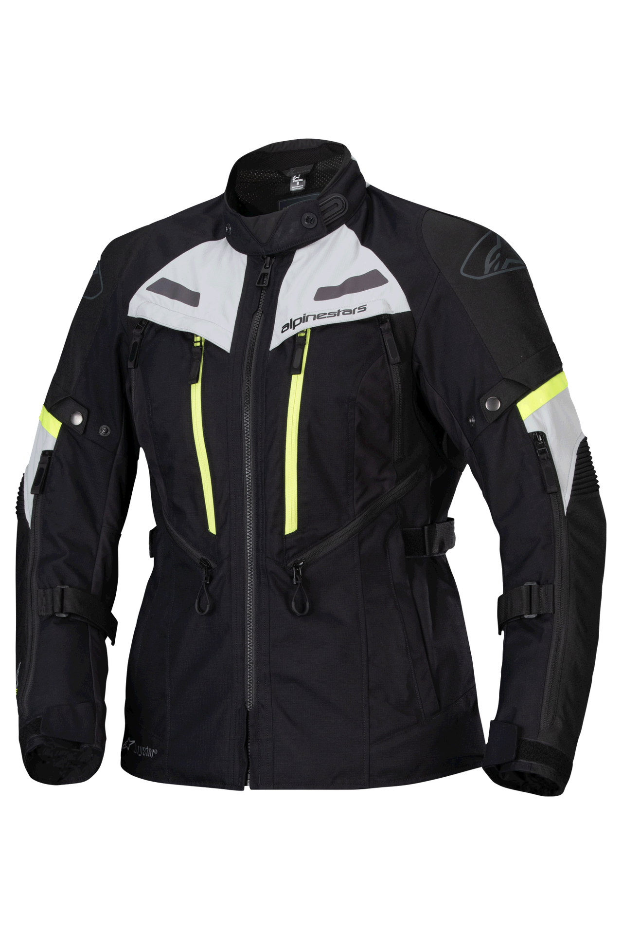 Kurtka Motocyklowa Alpinestars Stella Bogota' Pro Drystar Damska Czarny/Lodowy szaryXL