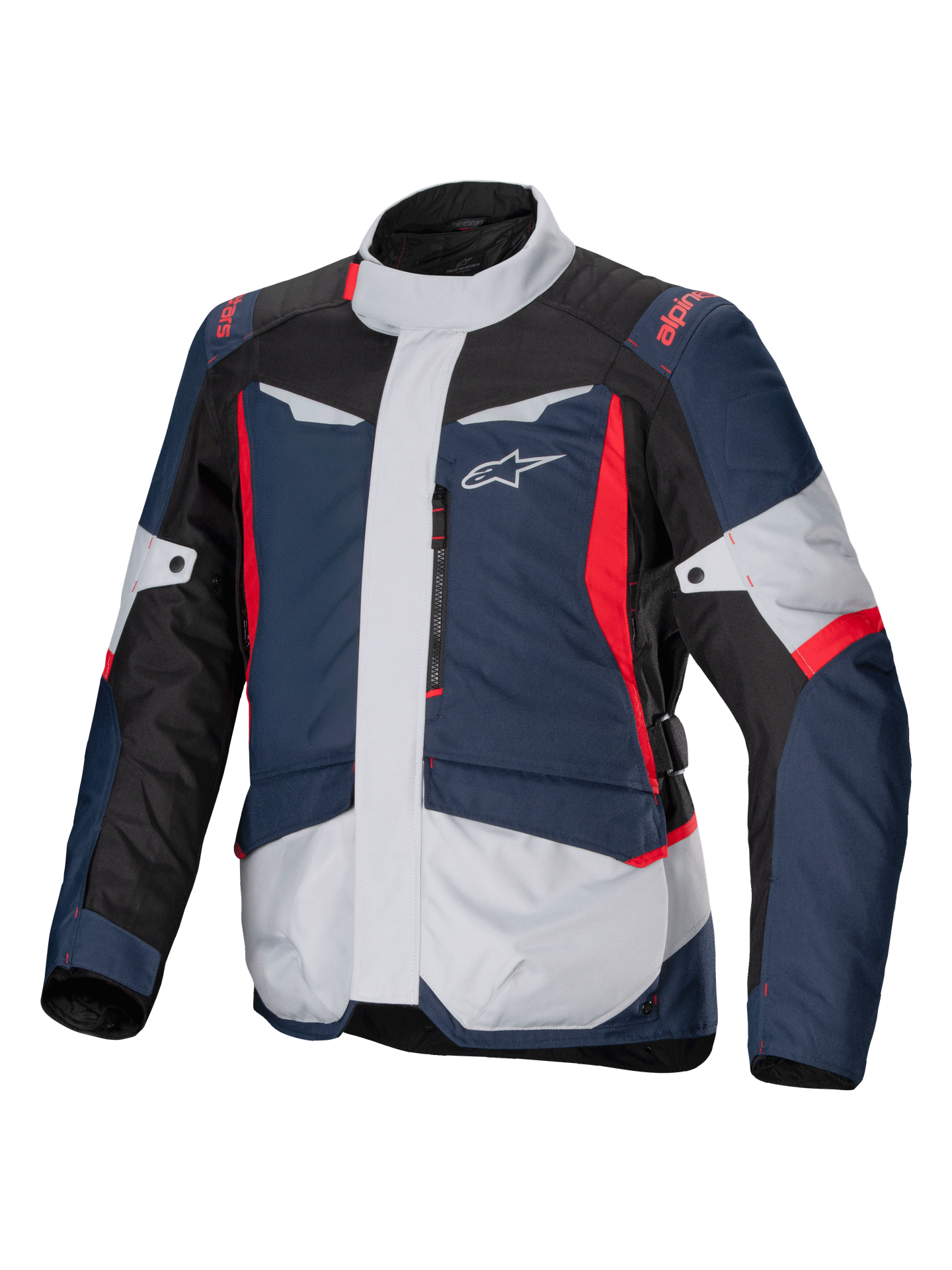 Kurtka Motocyklowa Alpinestars ST-1 Wodoodporna Ciemnoniebieski/Czarny/Jasnoczerwony3XL