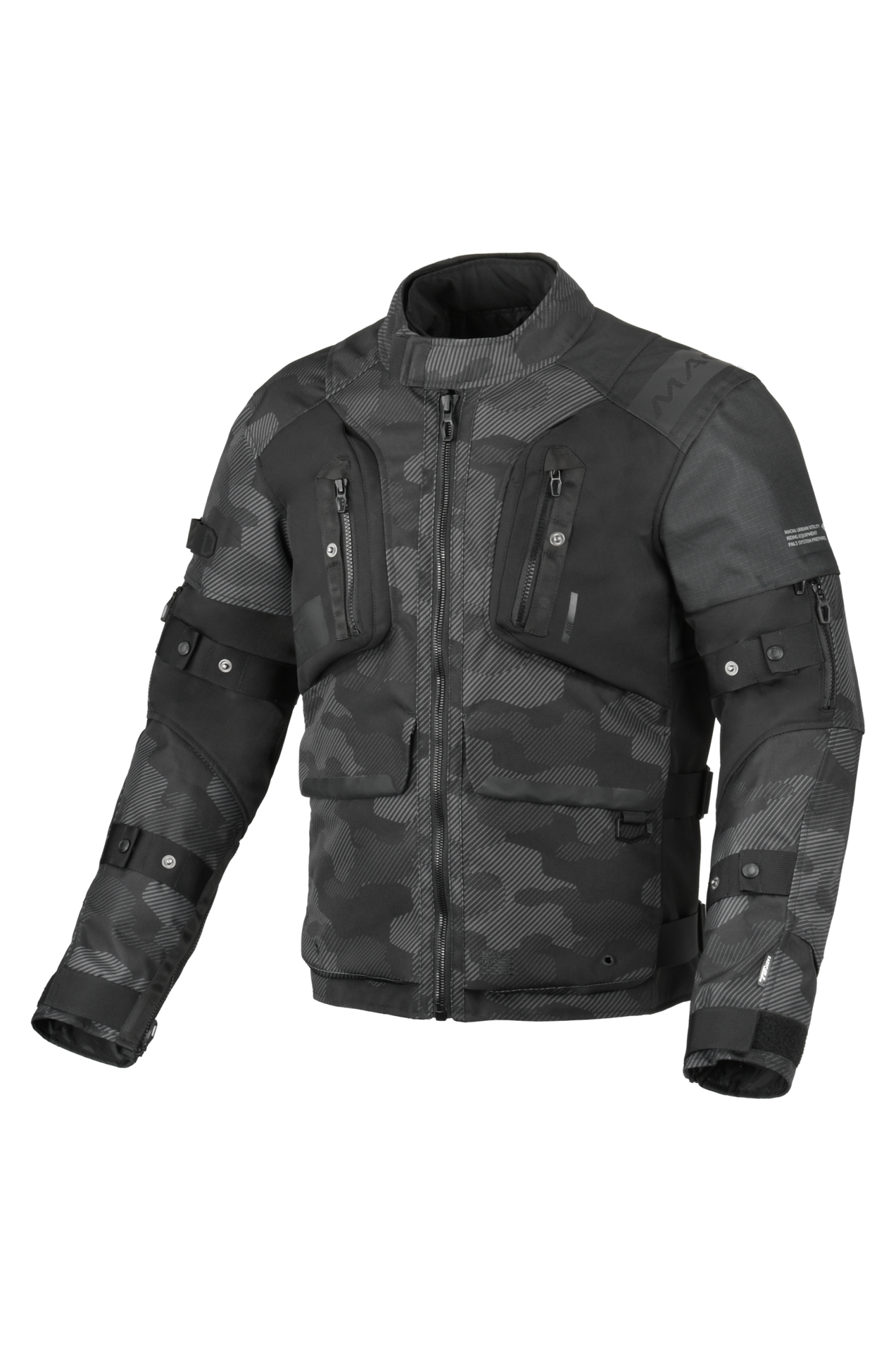 Kurtka Motocyklowa Macna Higera Czarny/SzaryXL