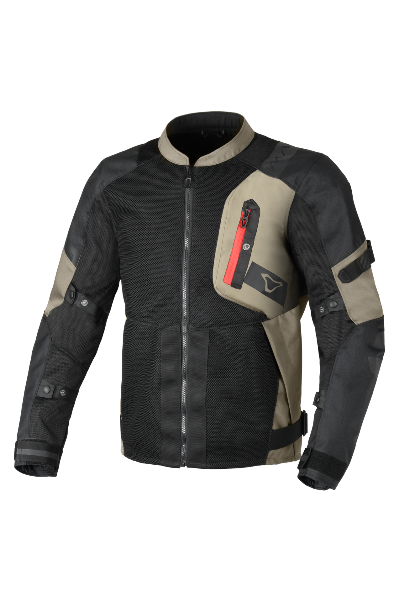 Kurtka Motocyklowa Macna Raddic Czarny/TaupeL