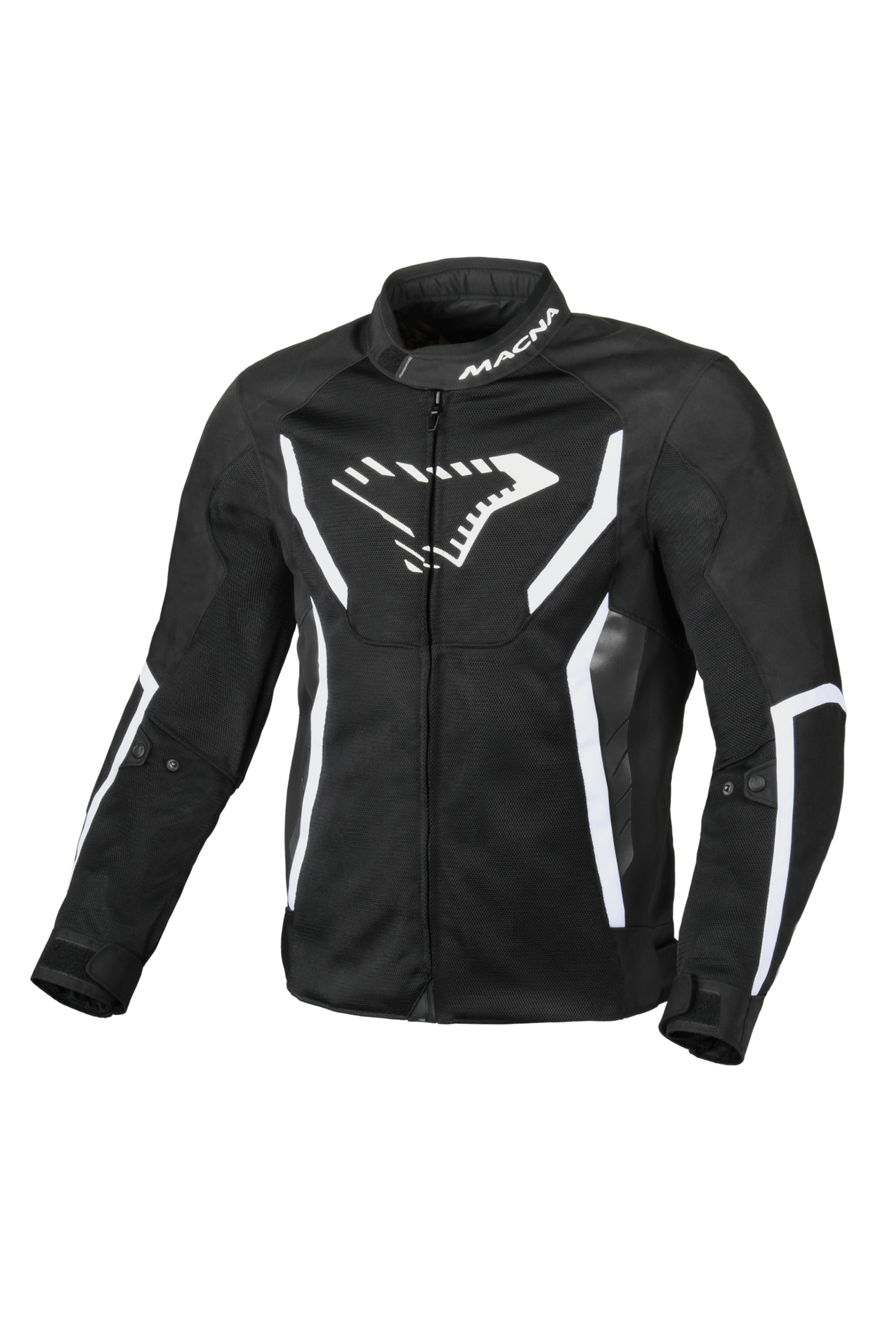 Kurtka Motocyklowa Macna Grisco Czarny/Złamany Biały3XL